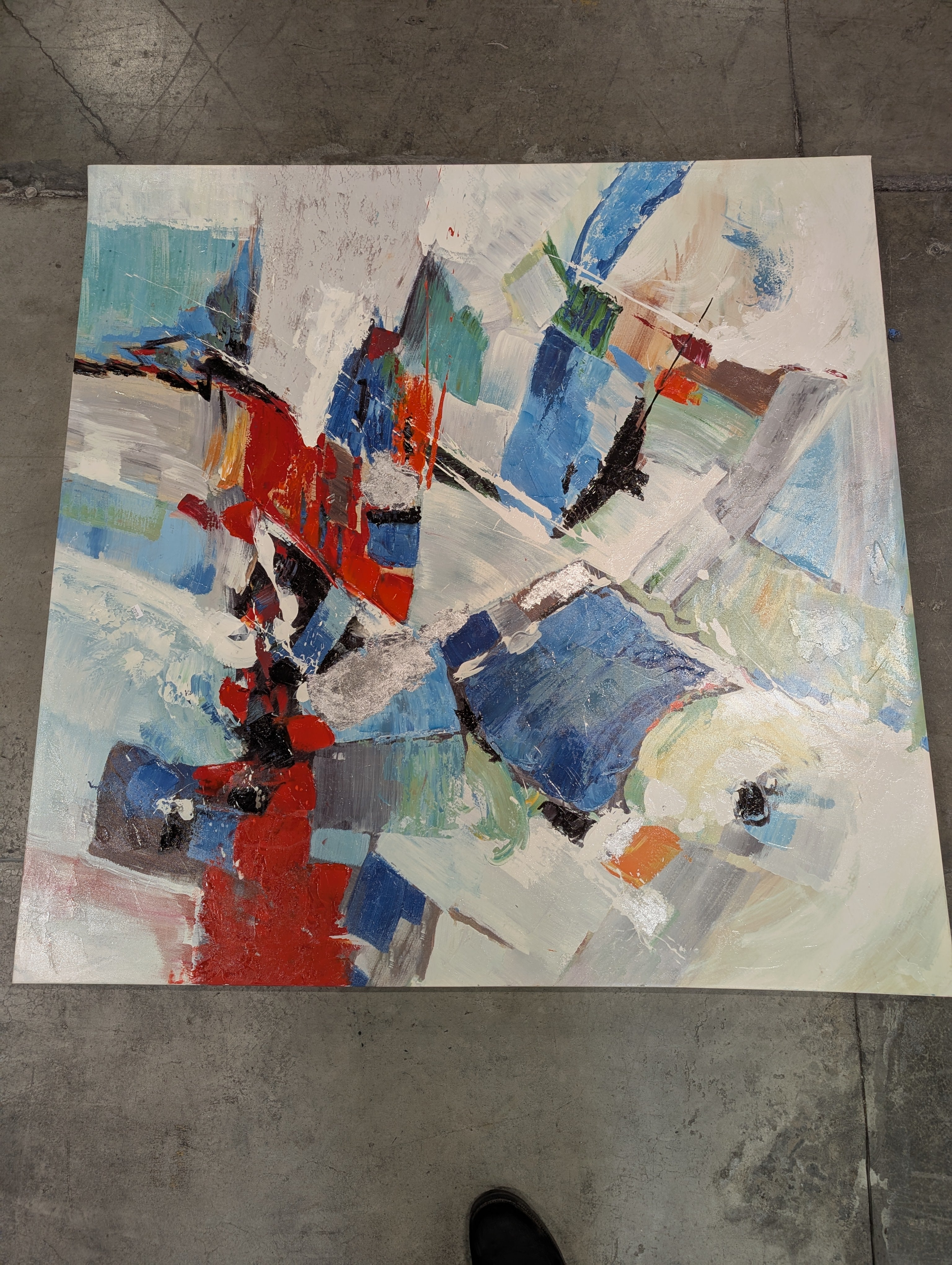 Vibrant Abstract Canvas Wall Art - Image 2