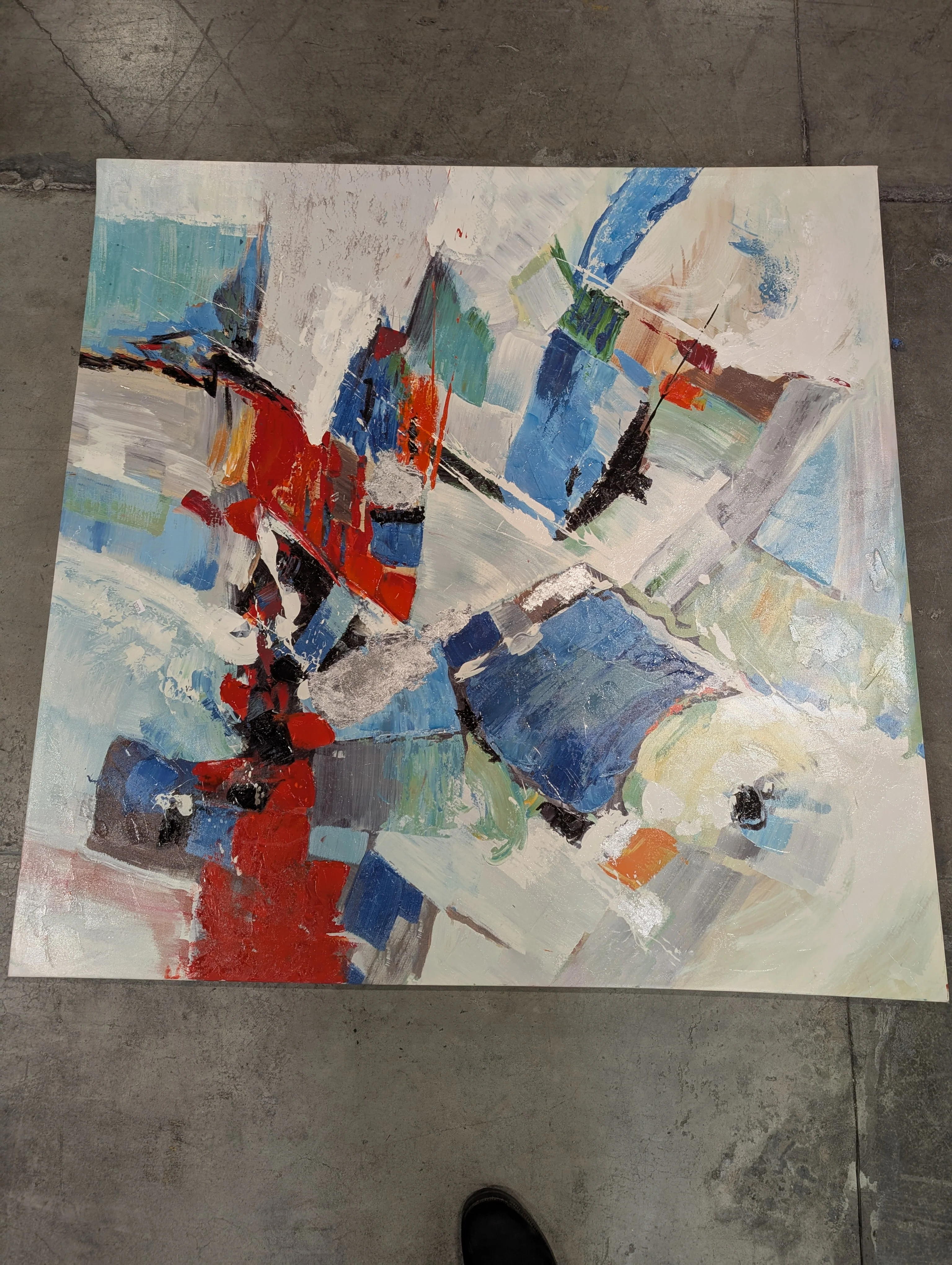 Vibrant Abstract Canvas Wall Art - Image 3
