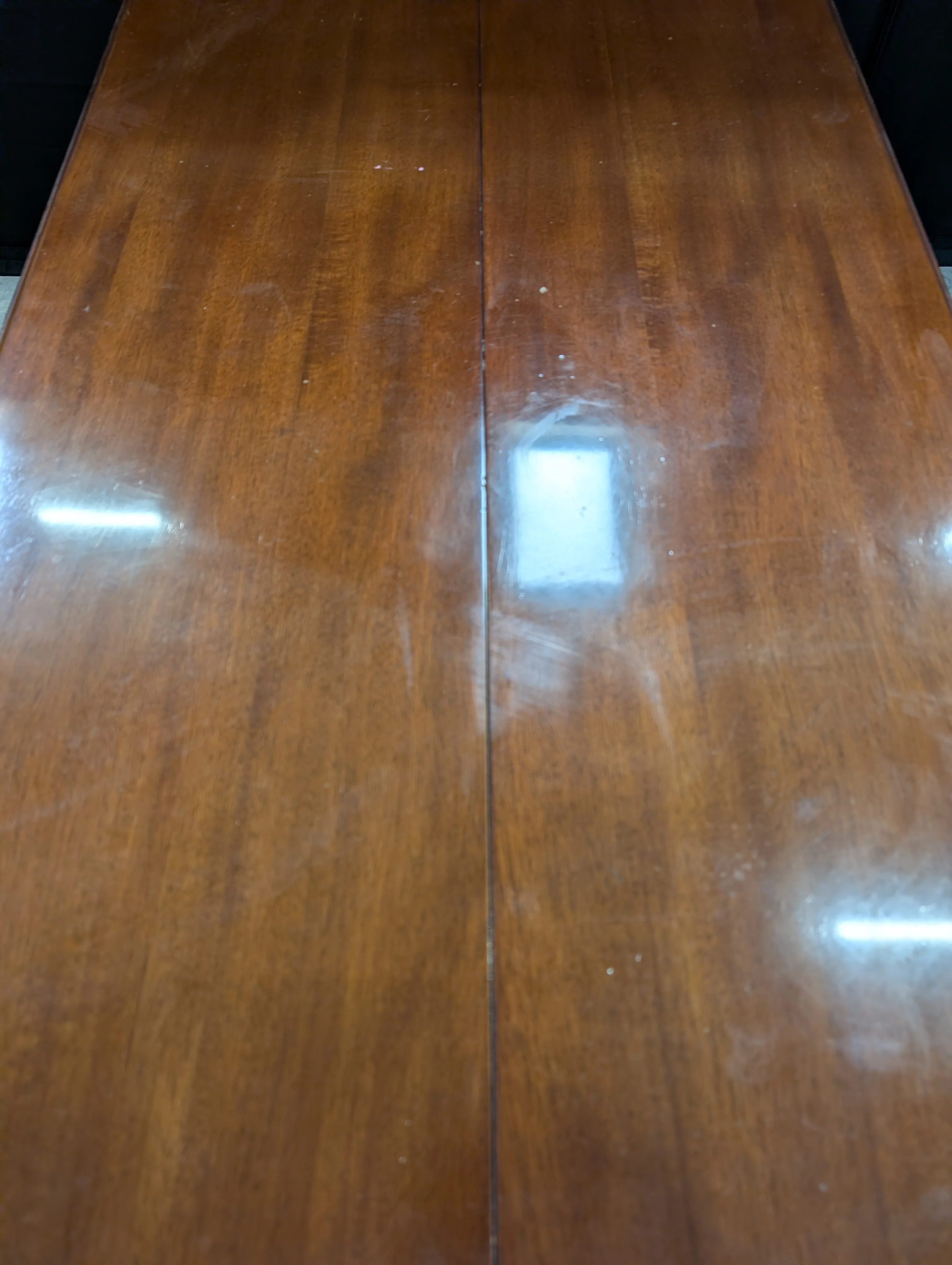 Classic Brown Wood Drop-Leaf Dining Table - Image 7