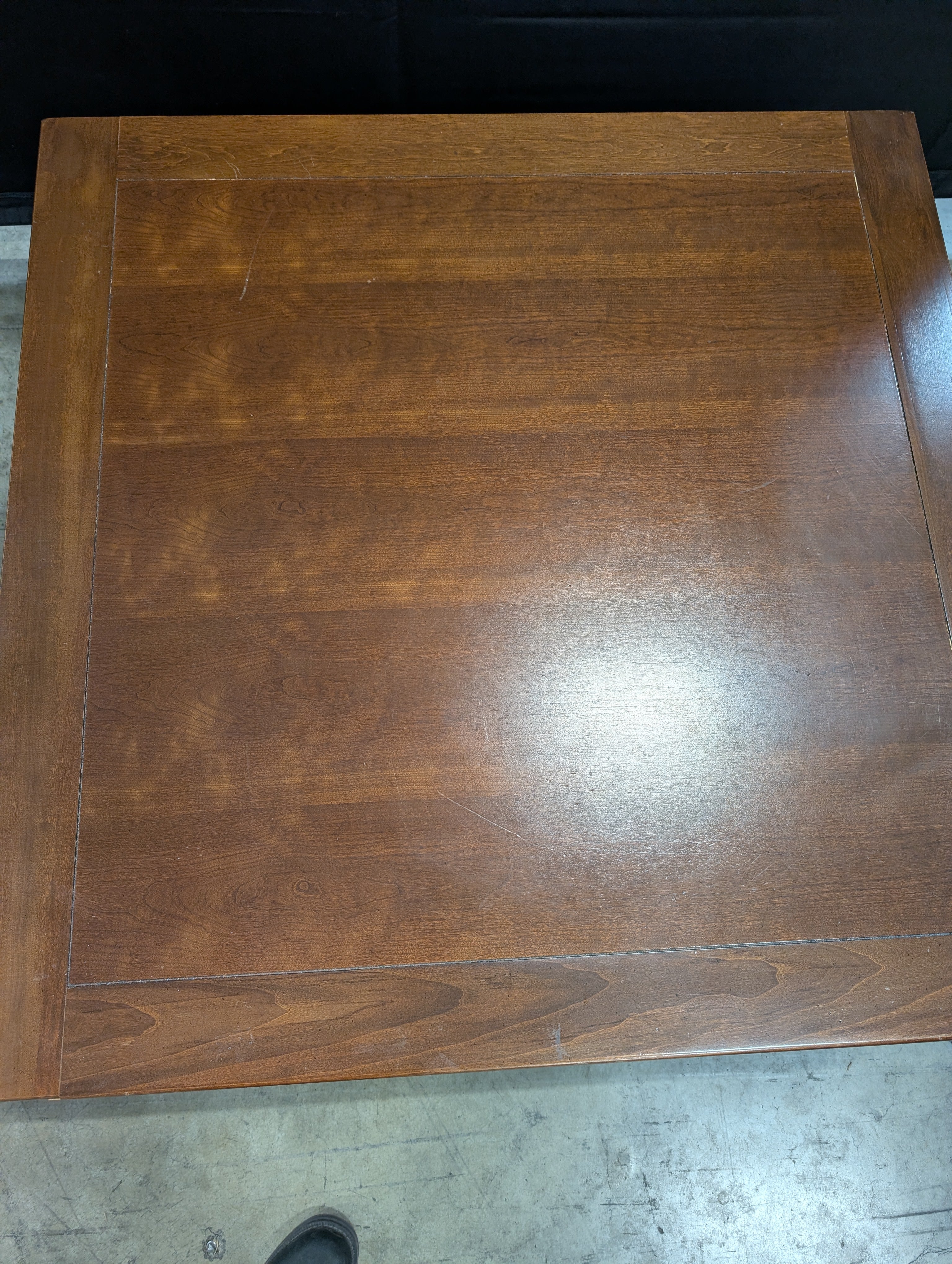 Green Two-Tone Square Wood Coffee Table - Image 4