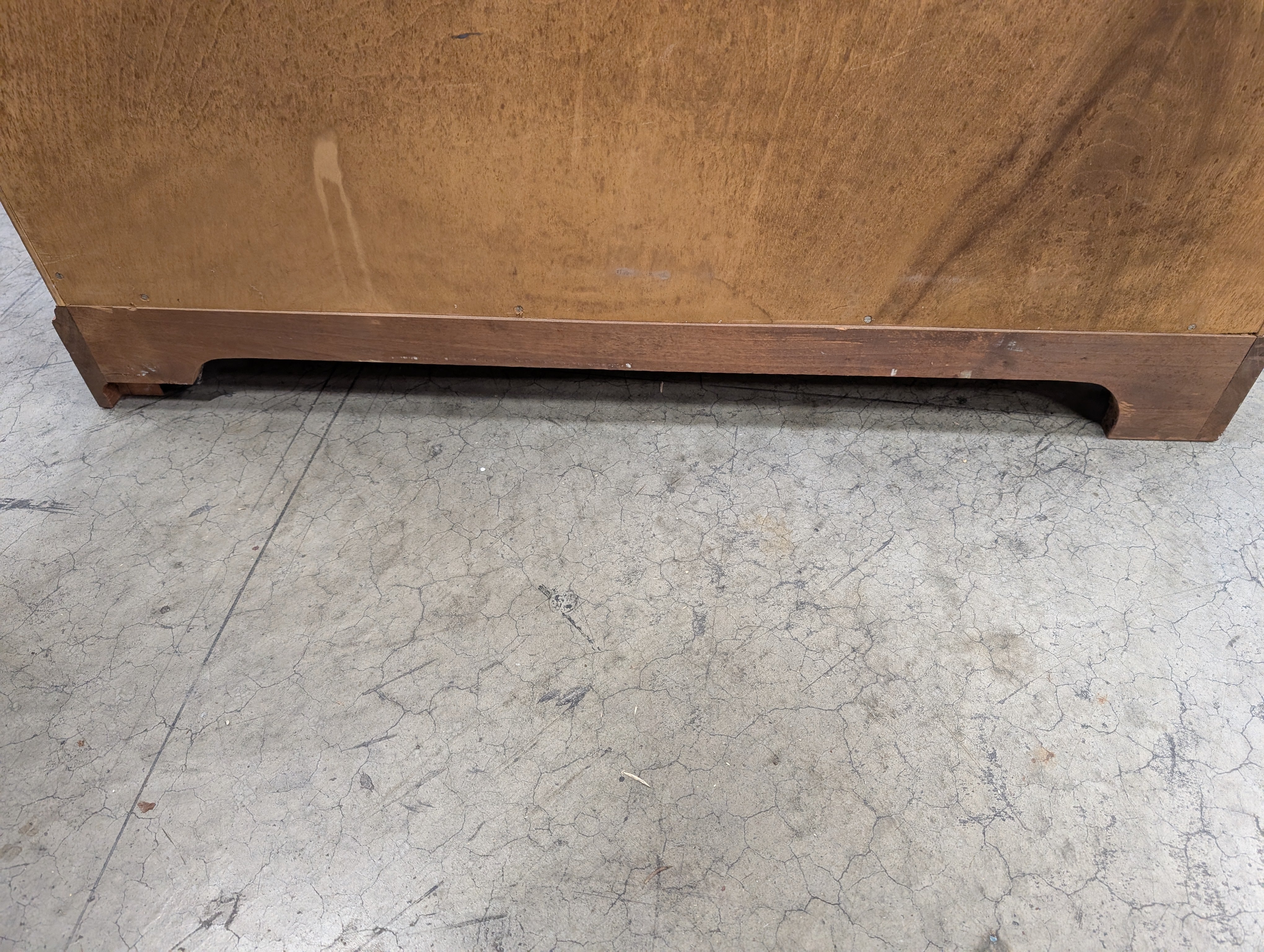 Classic Cherry-Stained Wood Slant-Front Secretary Desk - Image 9