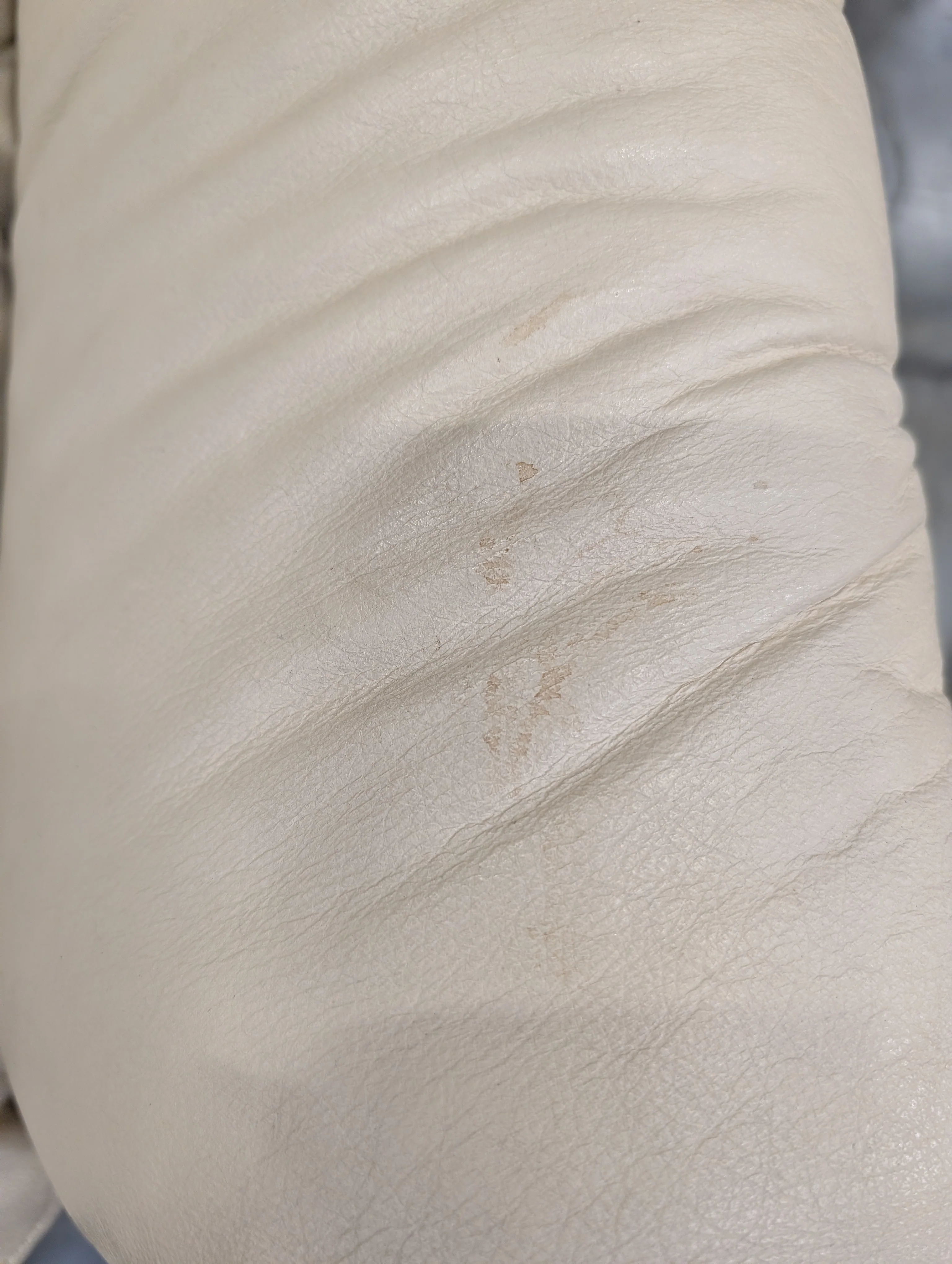 Emerson Leather Cream Sofa - Image 4