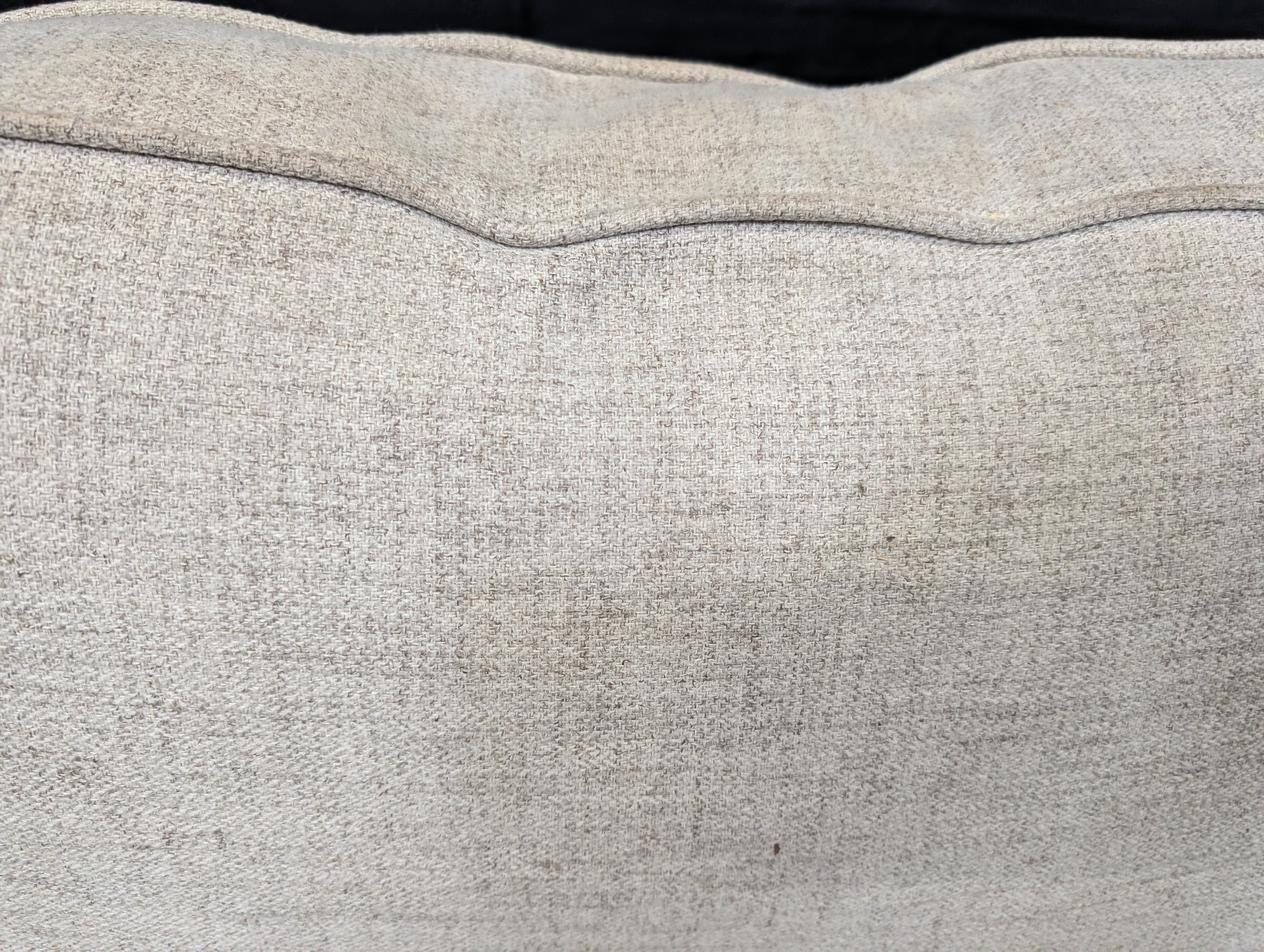 Textured Fabric Rolled Arm Accent Chair with Nailhead Trim - Image 4