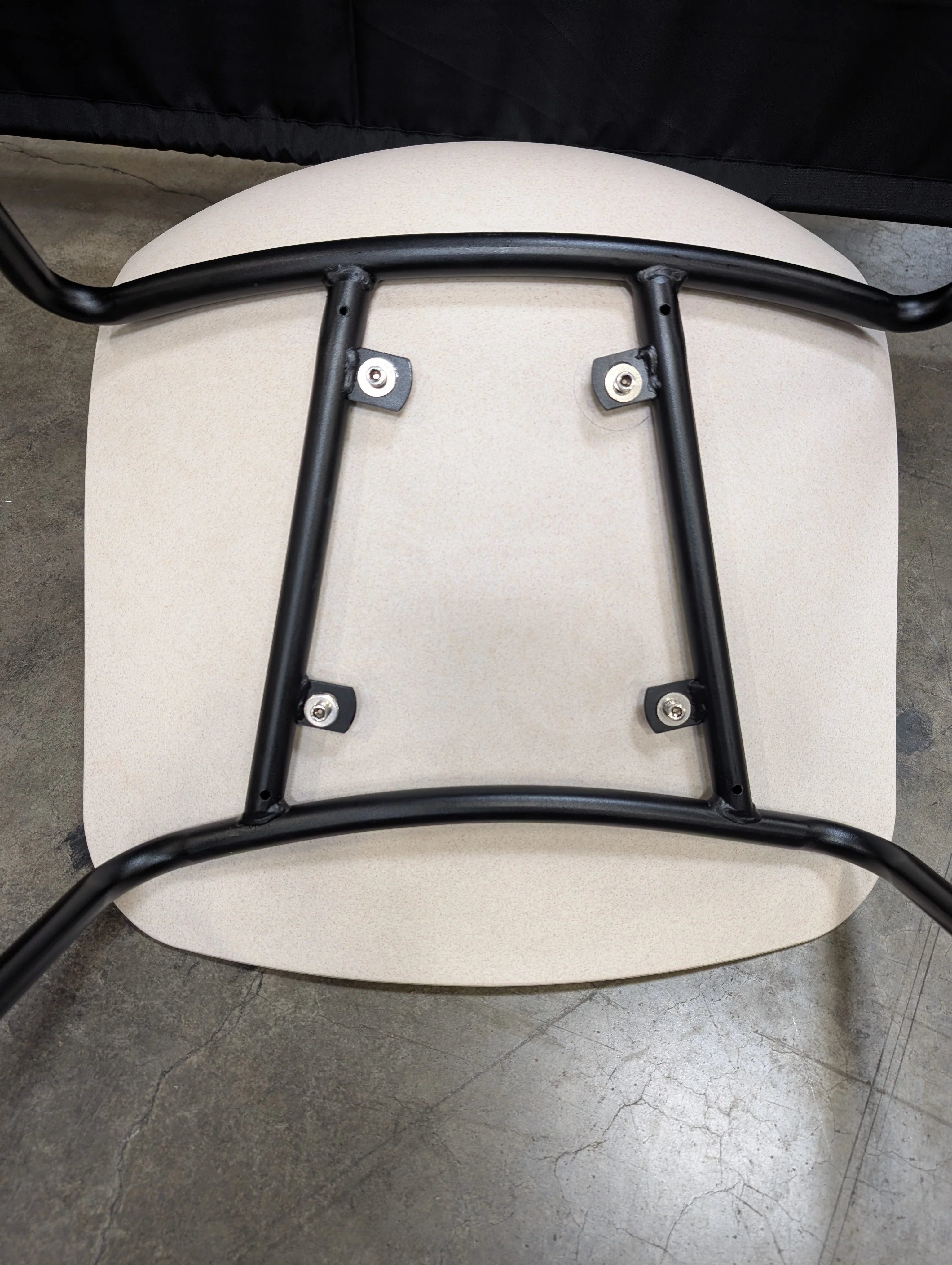 Modern Minimalist Beige Shell Dining Chair - Image 3