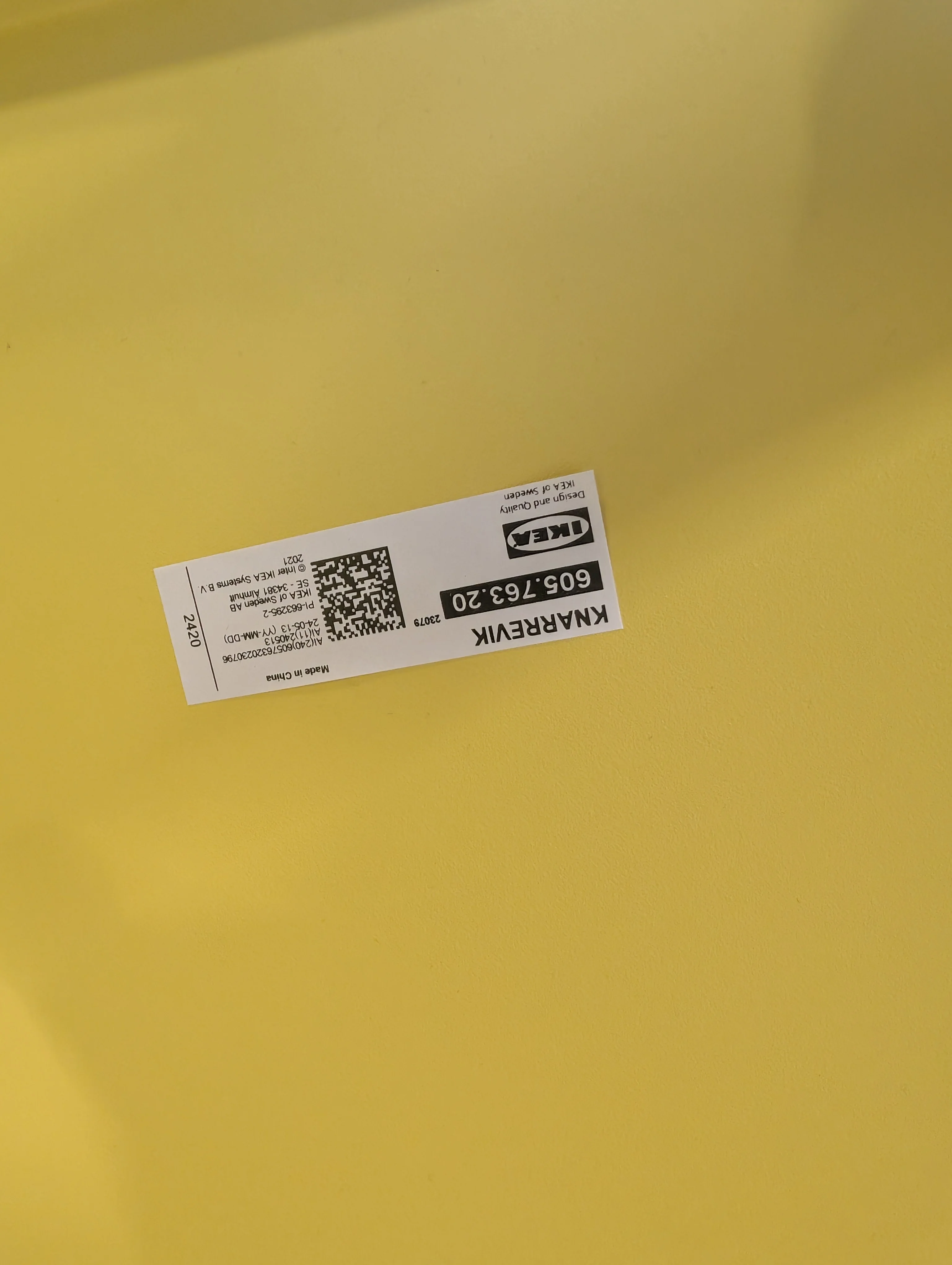 Vibrant Yellow Two-Tier Accent Table - Image 3