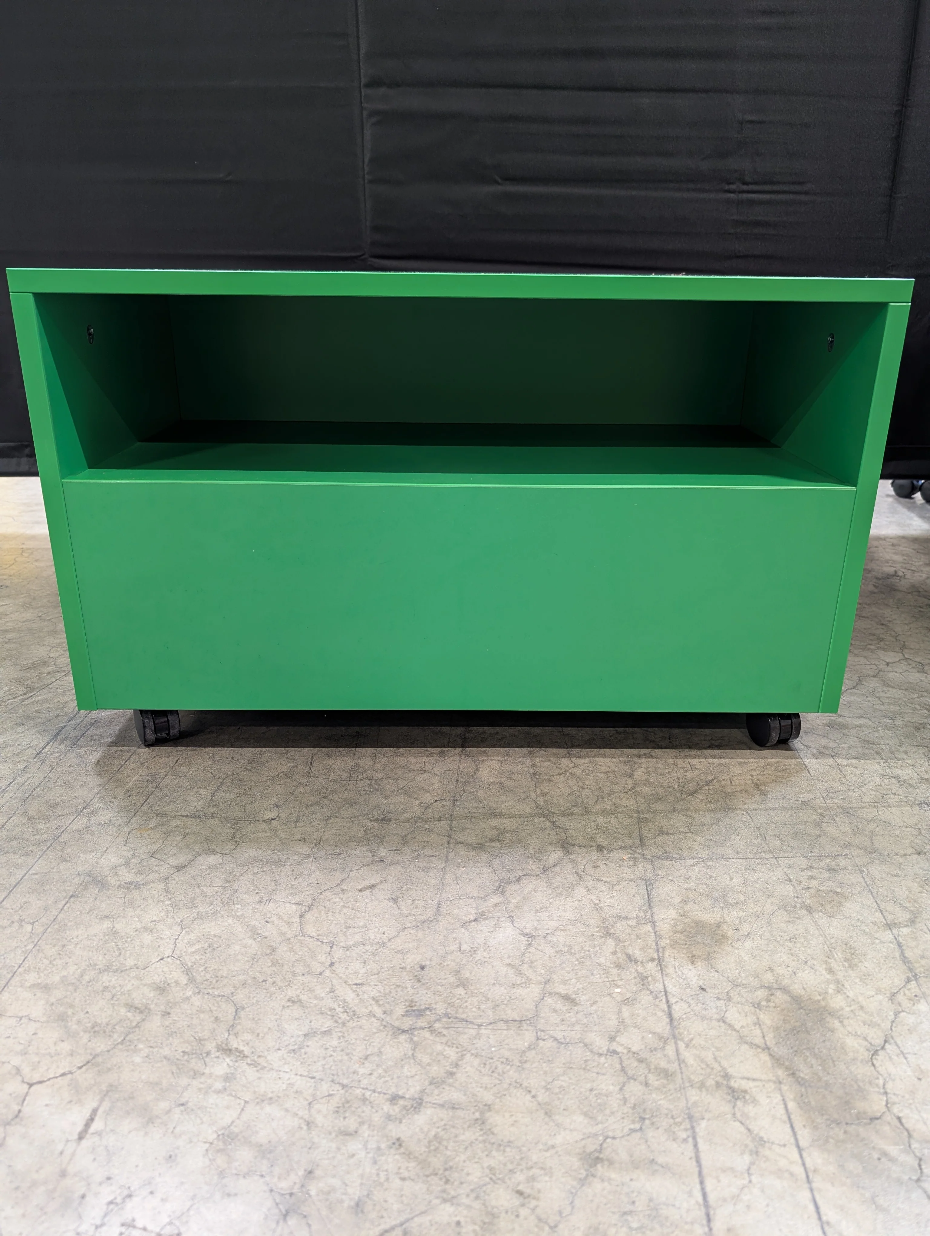 Vibrant Green Rectangular Storage Cabinet - Image 5