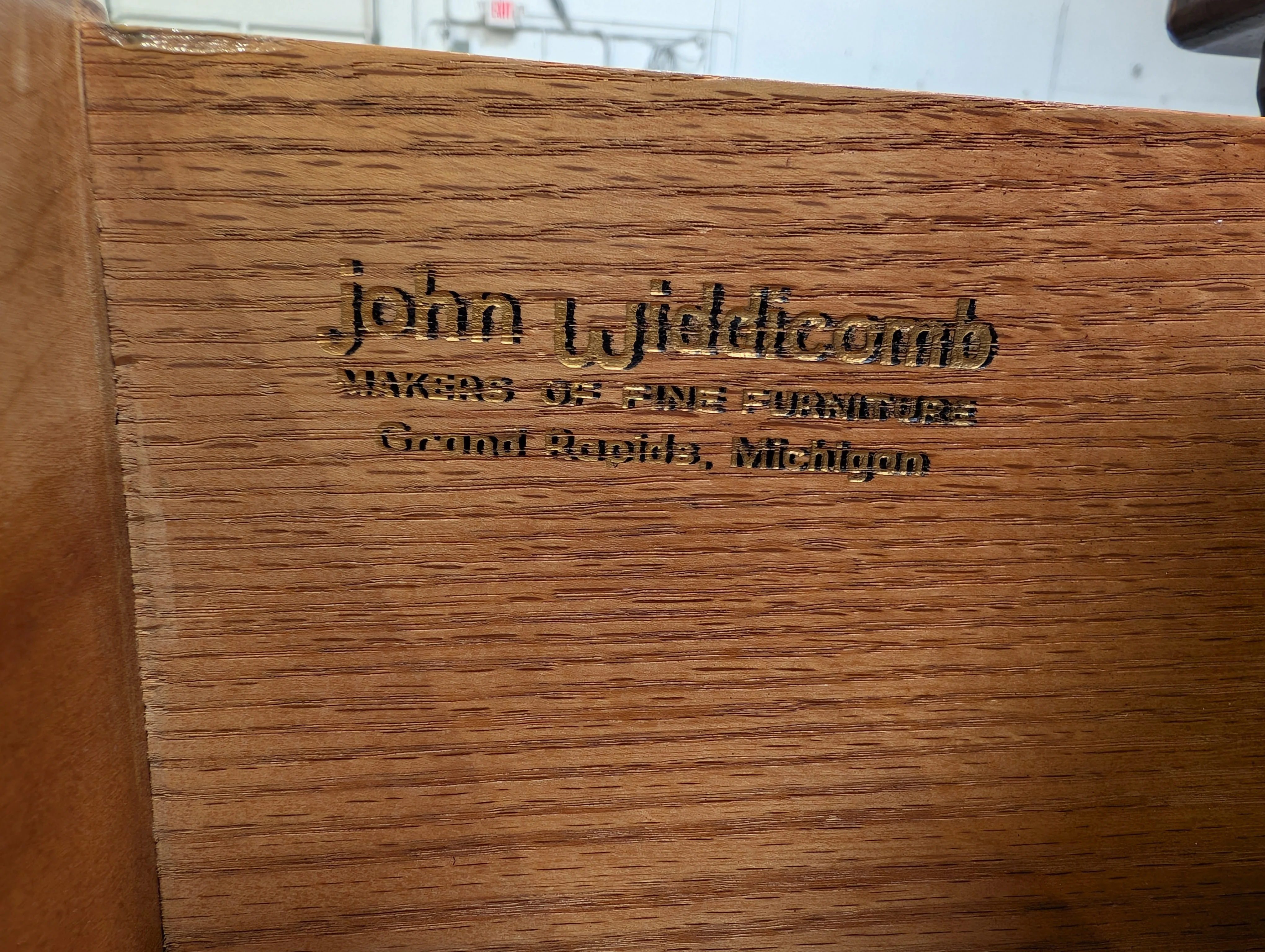 John Widdicomb Carved Dark Wood Dresser - Image 4