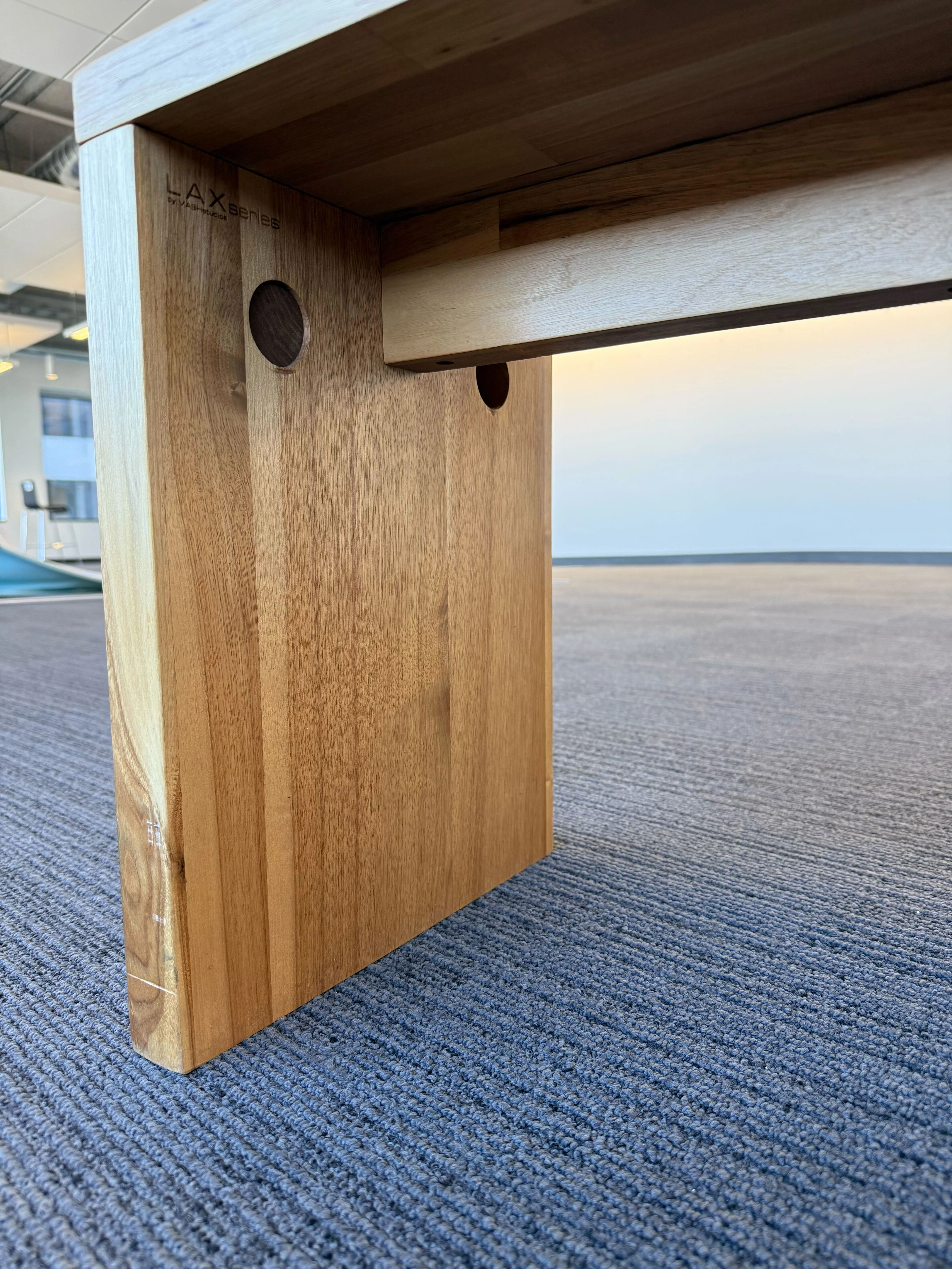 LAXseries Dining Bench designed by MASH Studios  - Butcher Block Style - Image 5