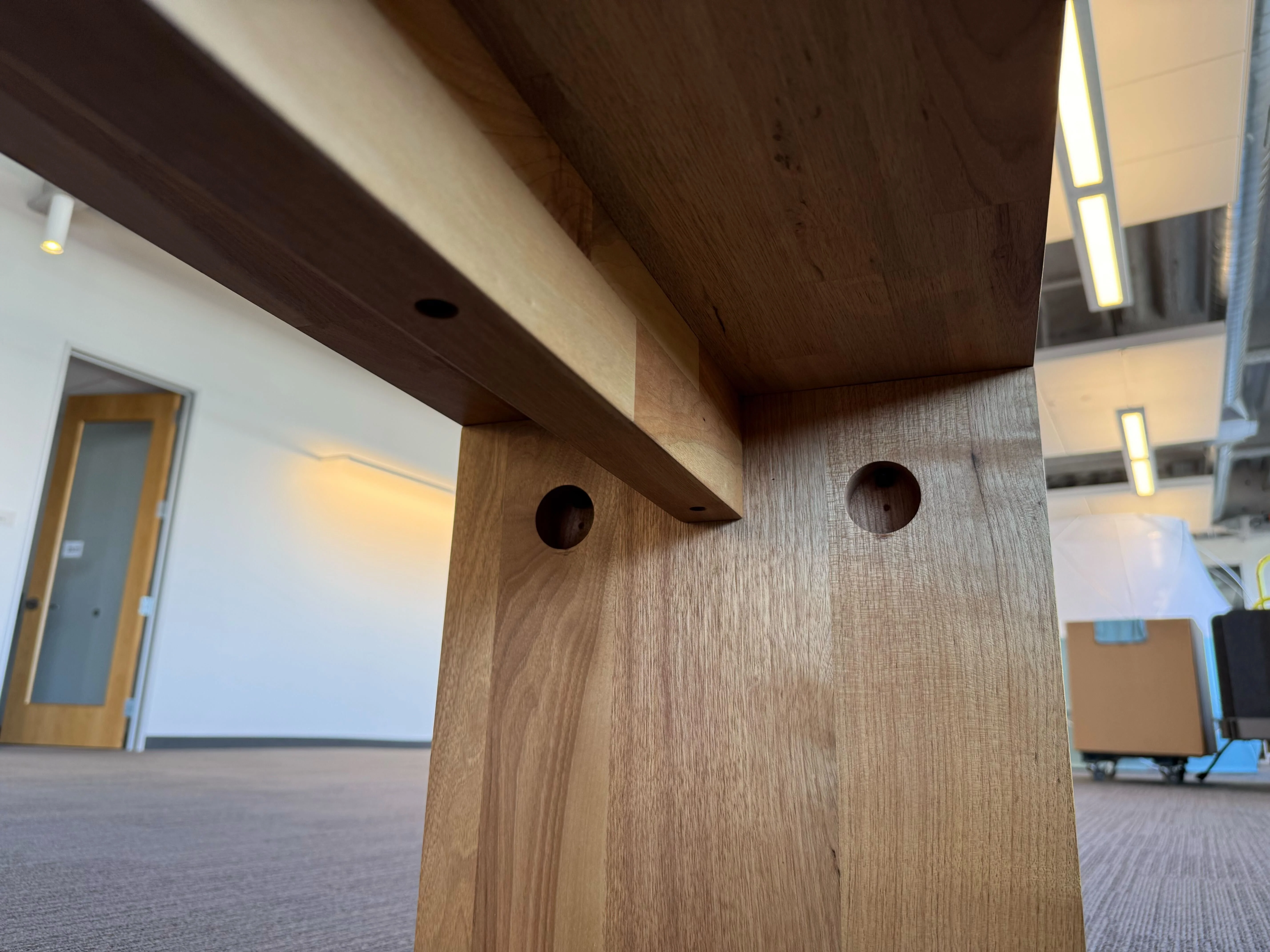LAXseries Dining Bench designed by MASH Studios  - Butcher Block Style - Image 6