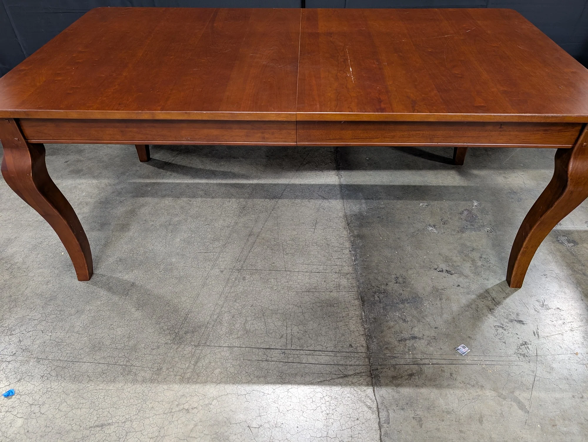Pottery Barn Broxext Mahogany Stained Wood Extension Dining Table - Image 2
