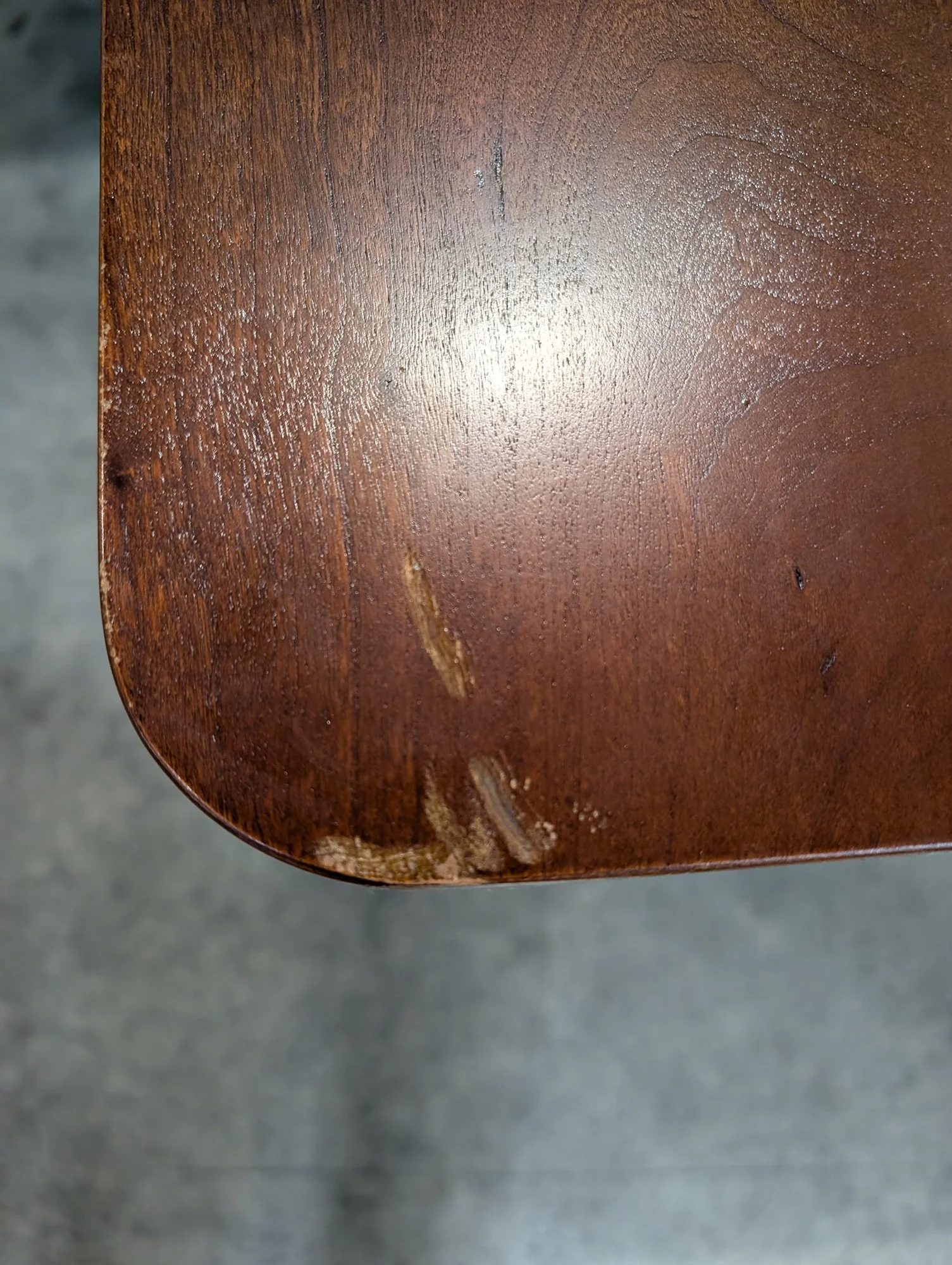 Pottery Barn Broxext Mahogany Stained Wood Extension Dining Table - Image 4
