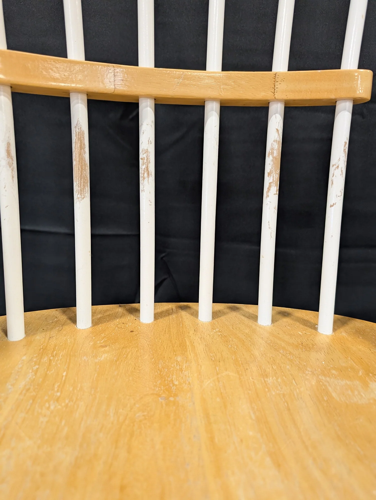 A'America Two-Tone Windsor Style Dining Chair - Image 3