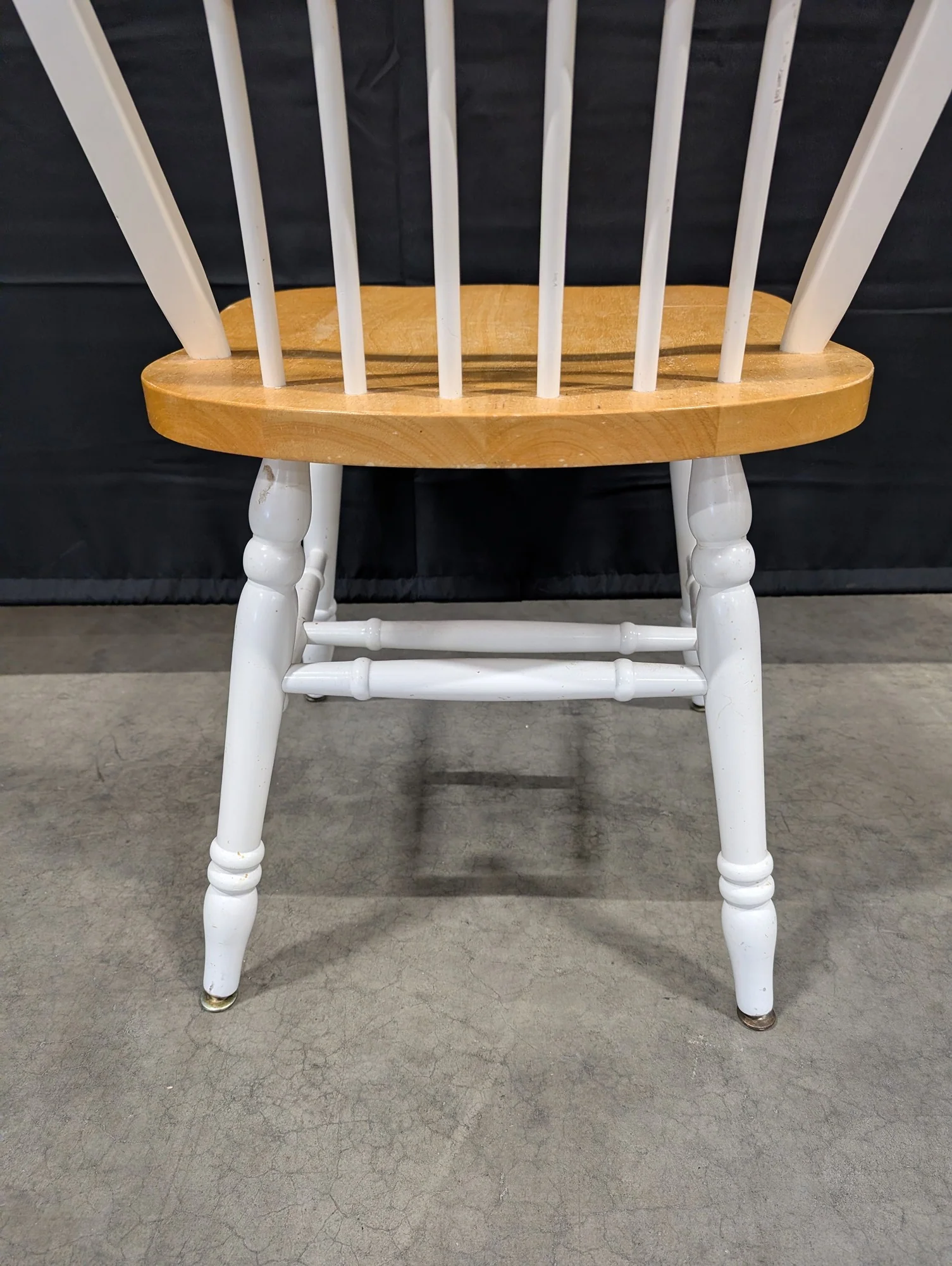A'America Two-Tone Windsor Style Dining Chair - Image 4