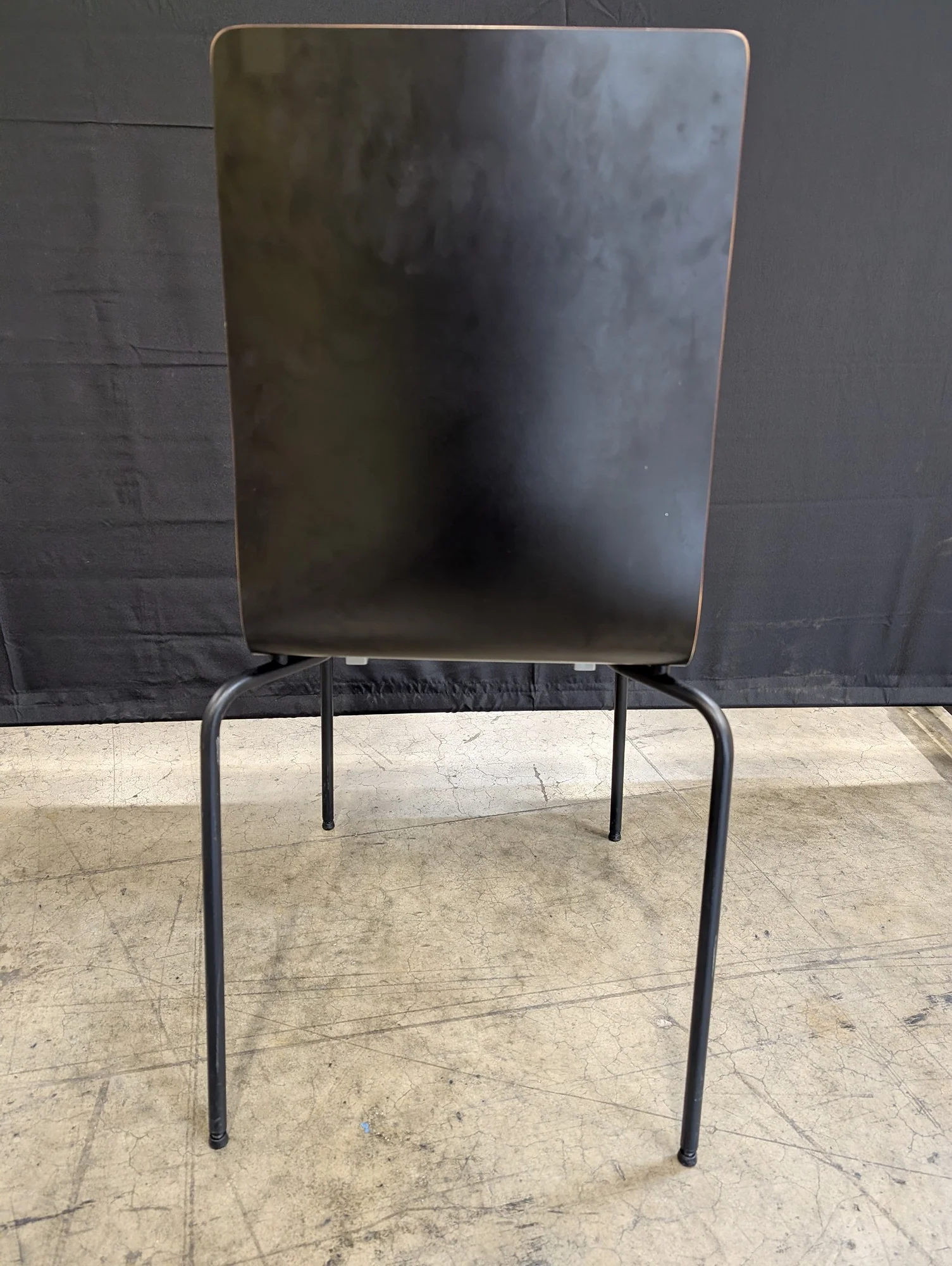 IKEA Martin Black Molded Plywood Dining Chair - Image 3