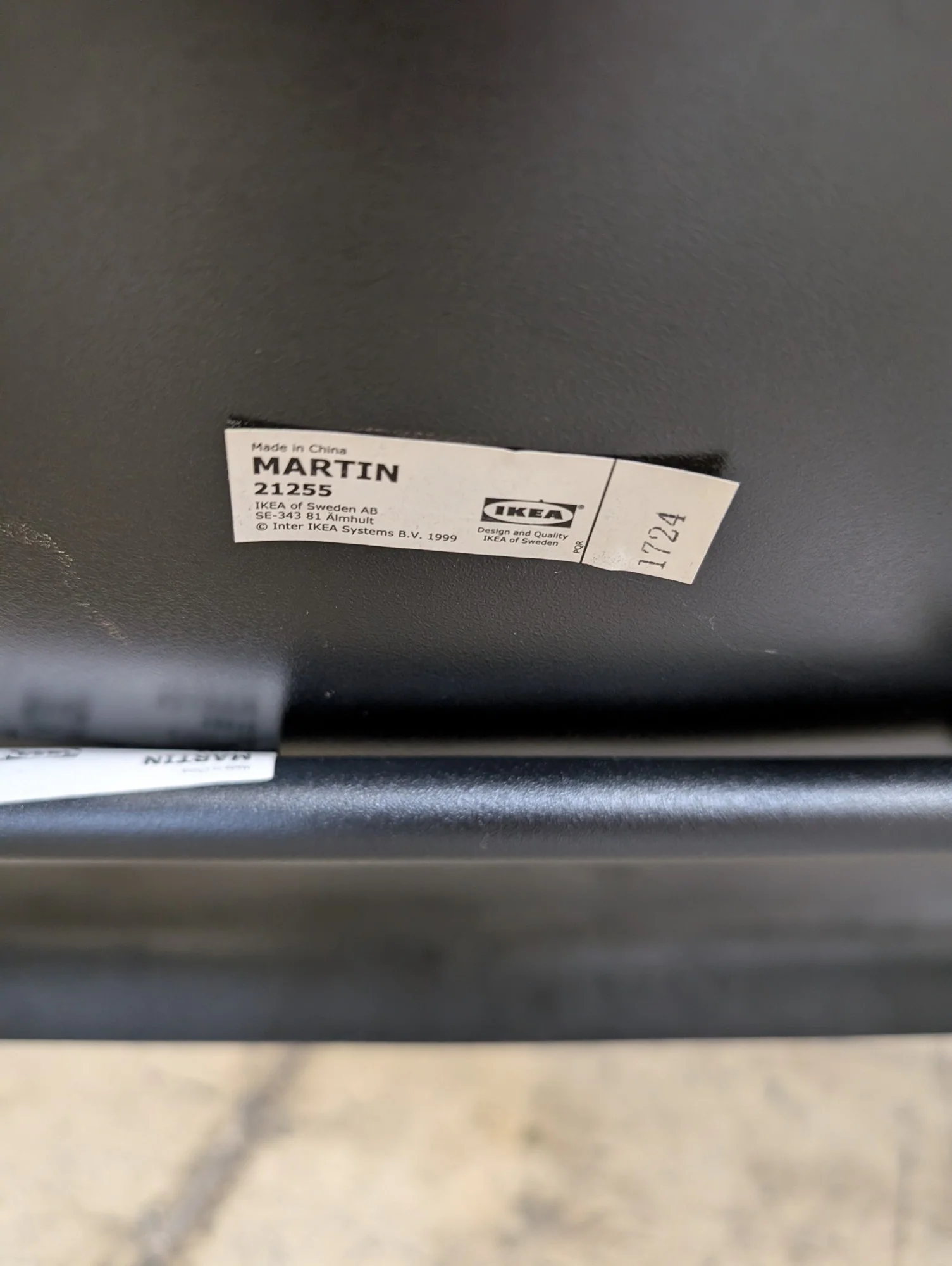 IKEA Martin Black Molded Plywood Dining Chair - Image 4