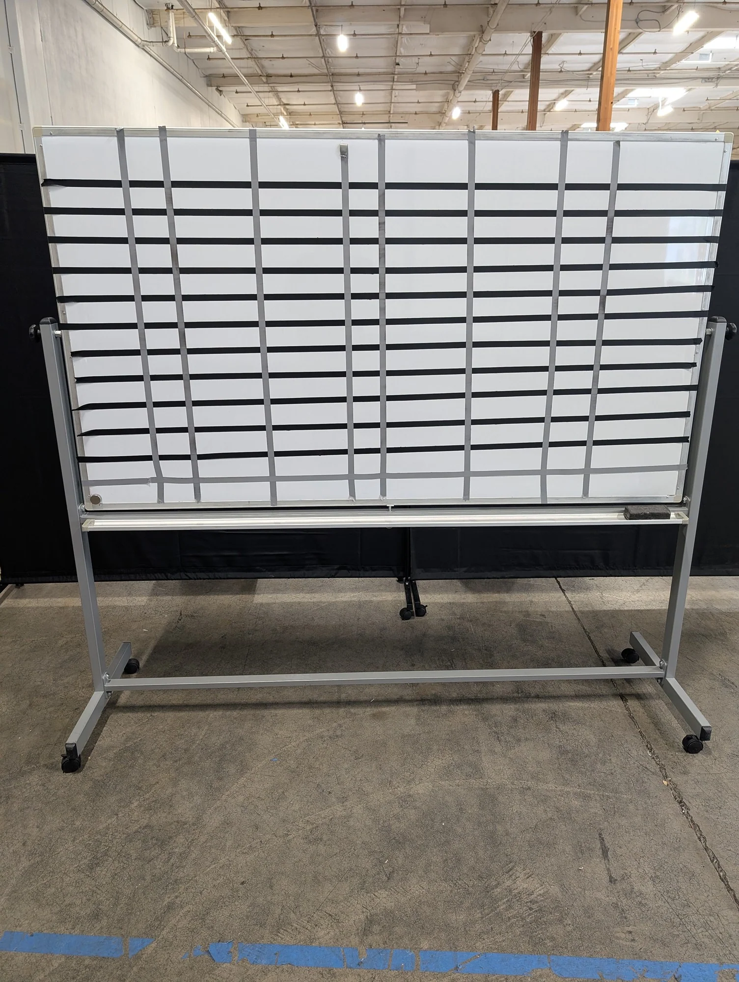 Large Rolling Dry Erase Board with Metal Stand - Image 2