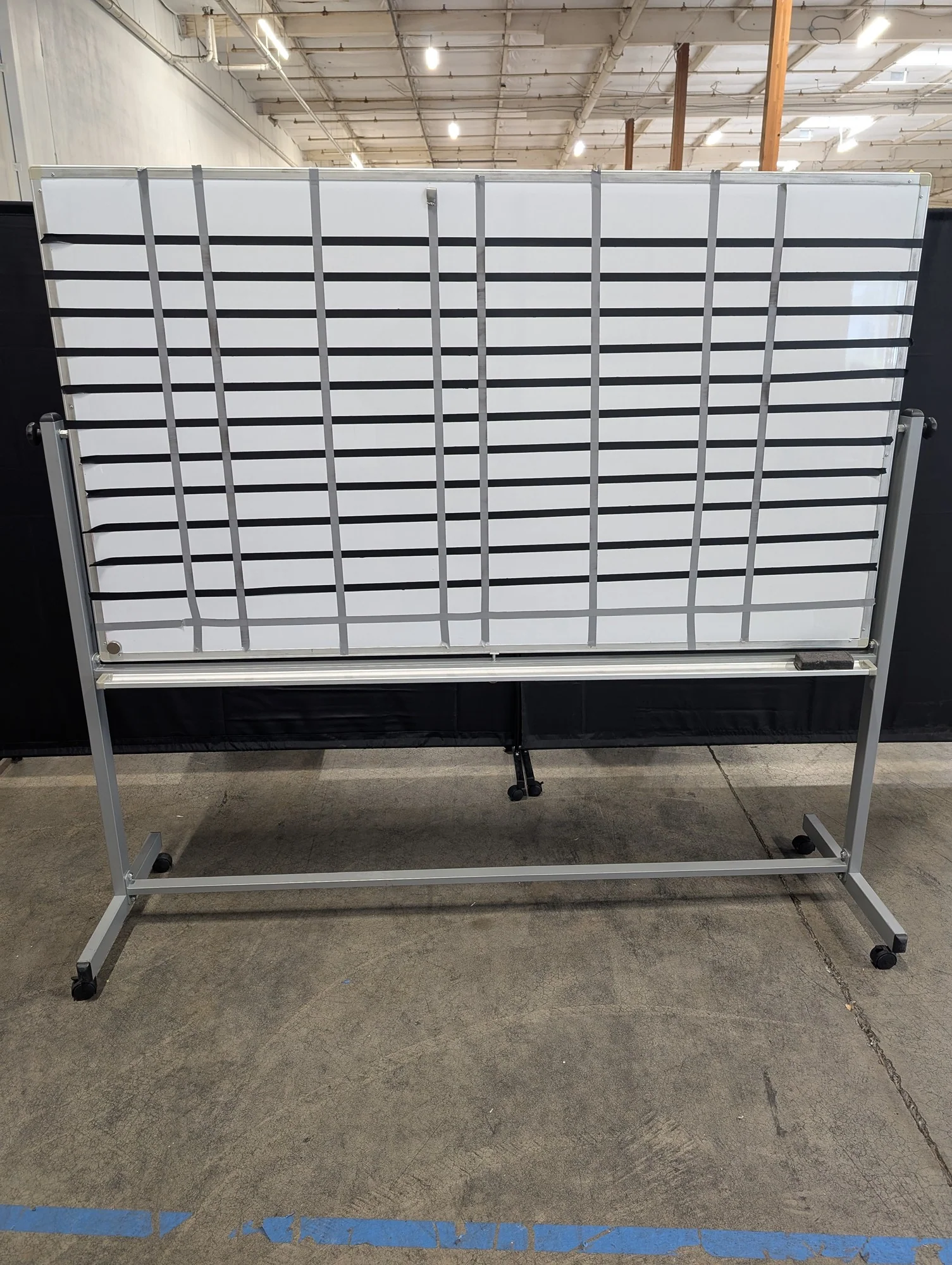 Large Rolling Dry Erase Board with Metal Stand - Image 3