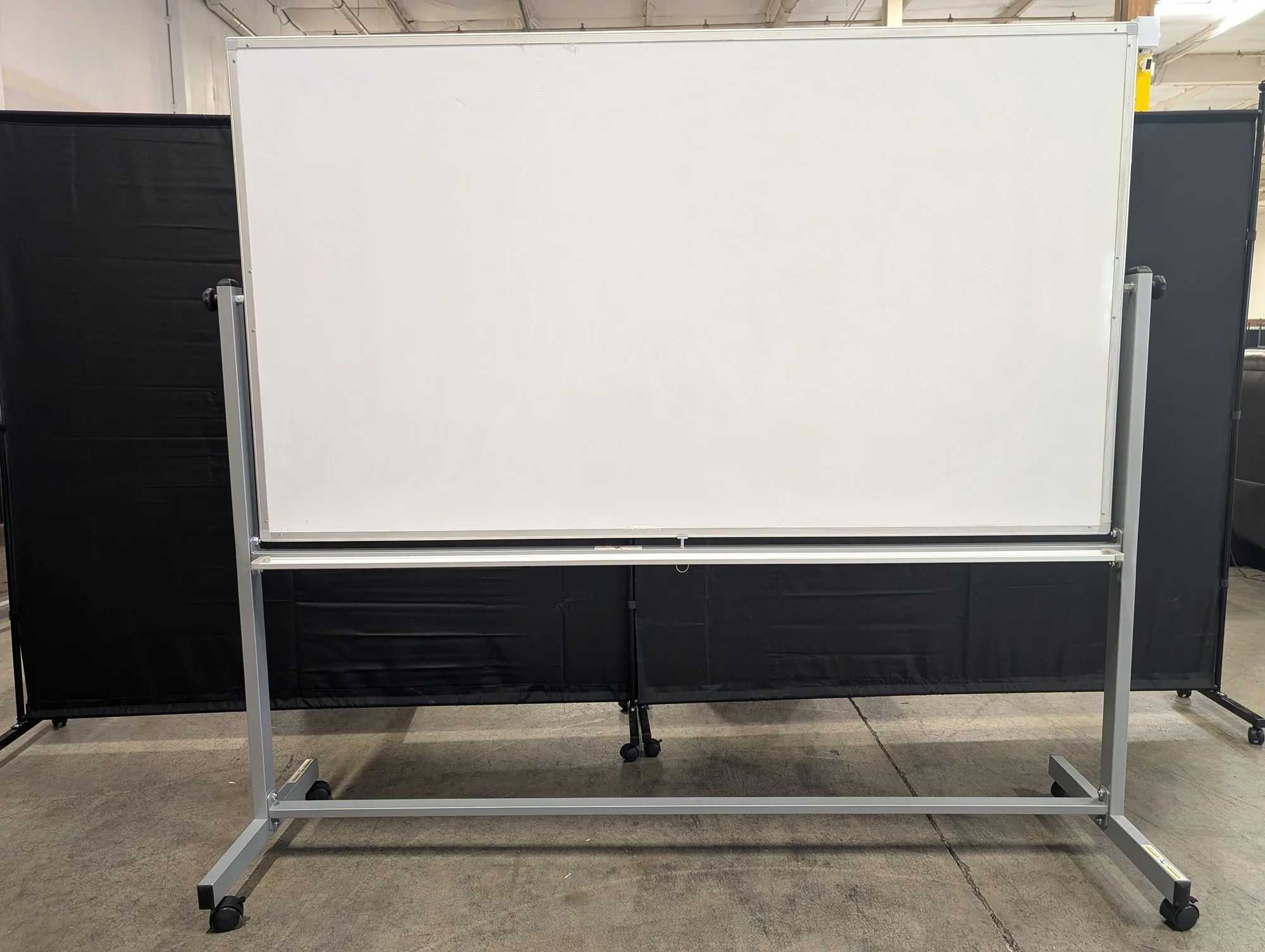 used GLOBAL® Mobile Dry Erase Whiteboard with Rolling Stand
