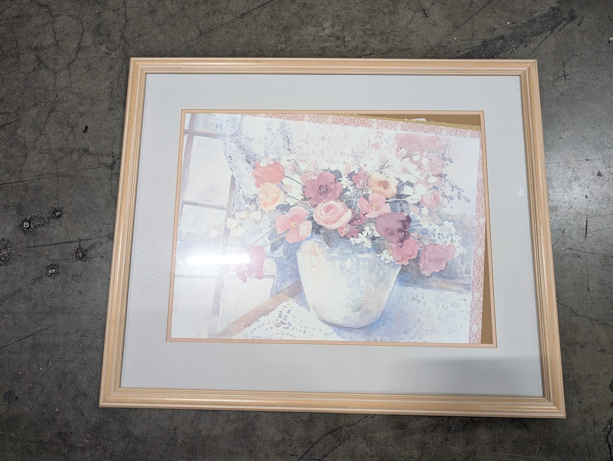 Charming Floral Arrangement Framed Art Print - Image 2