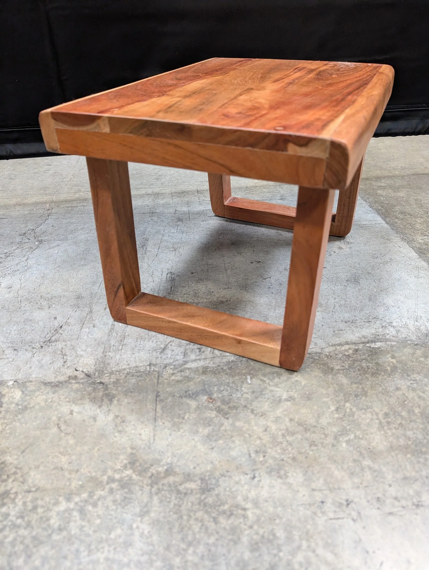 Solid Wood Square Side Table Minimalist Design - Image 4