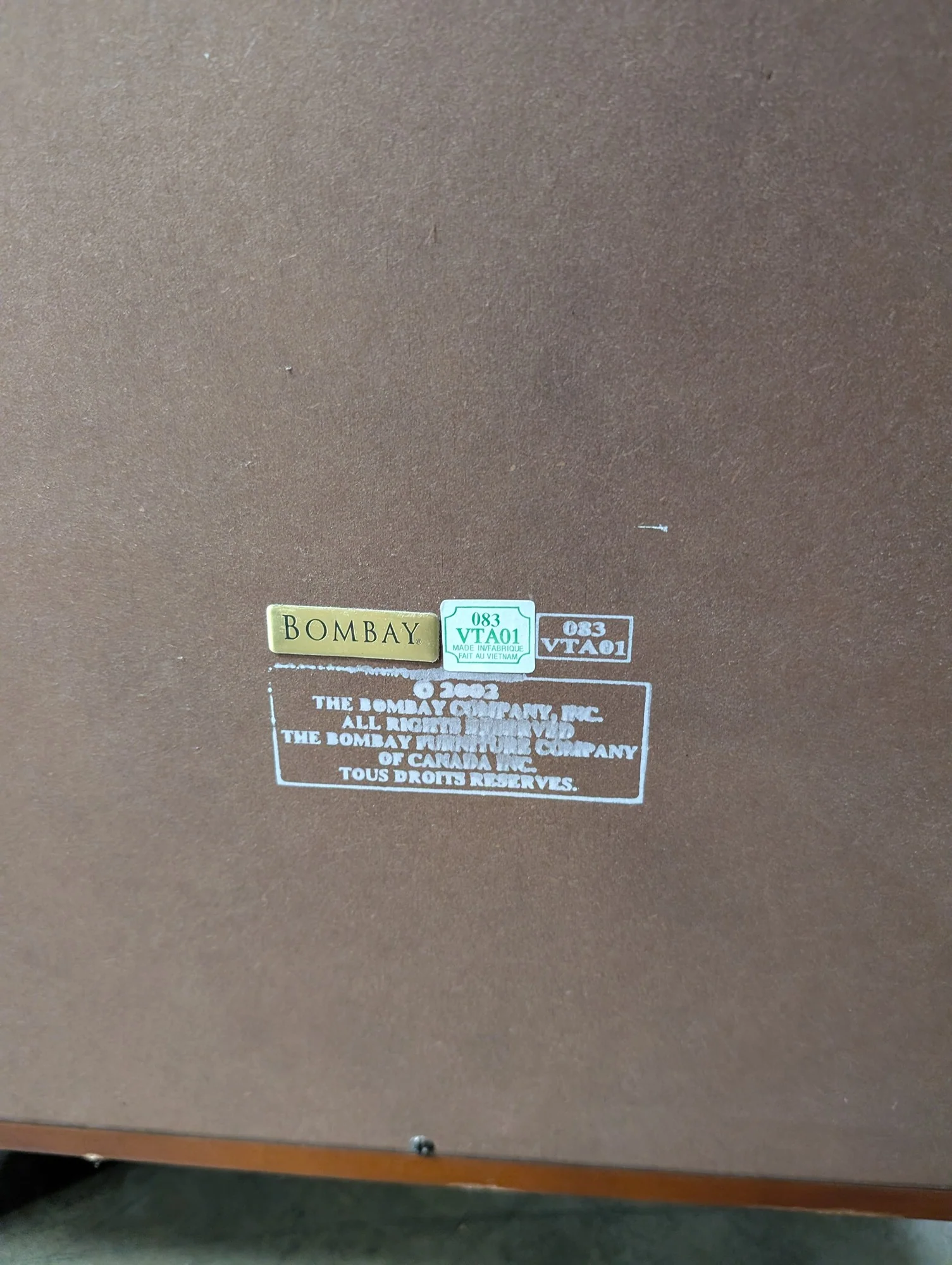 Bombay Company Classic Cherry Finish Chest - Image 4