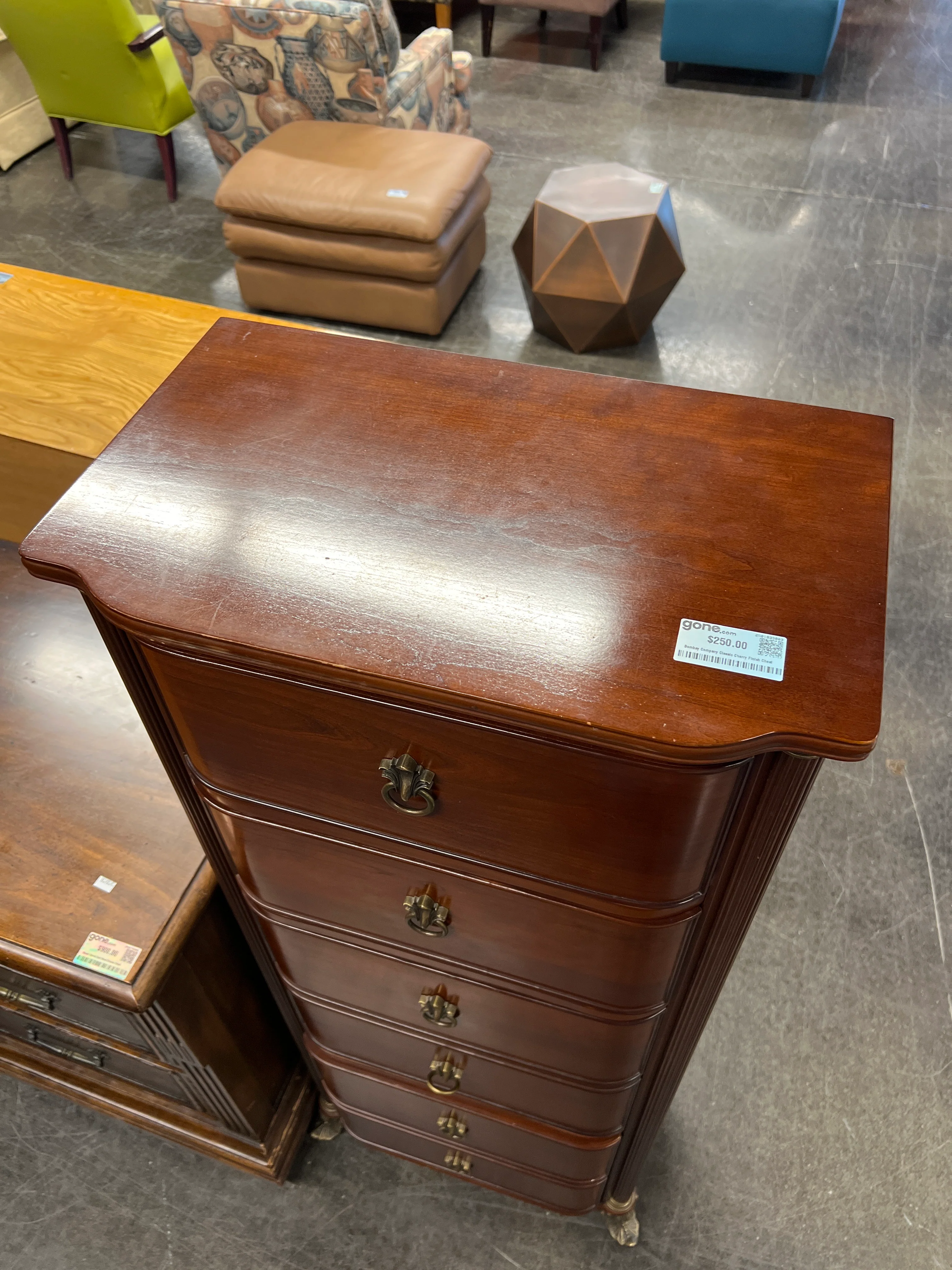 Bombay Company Classic Cherry Finish Chest - Image 6