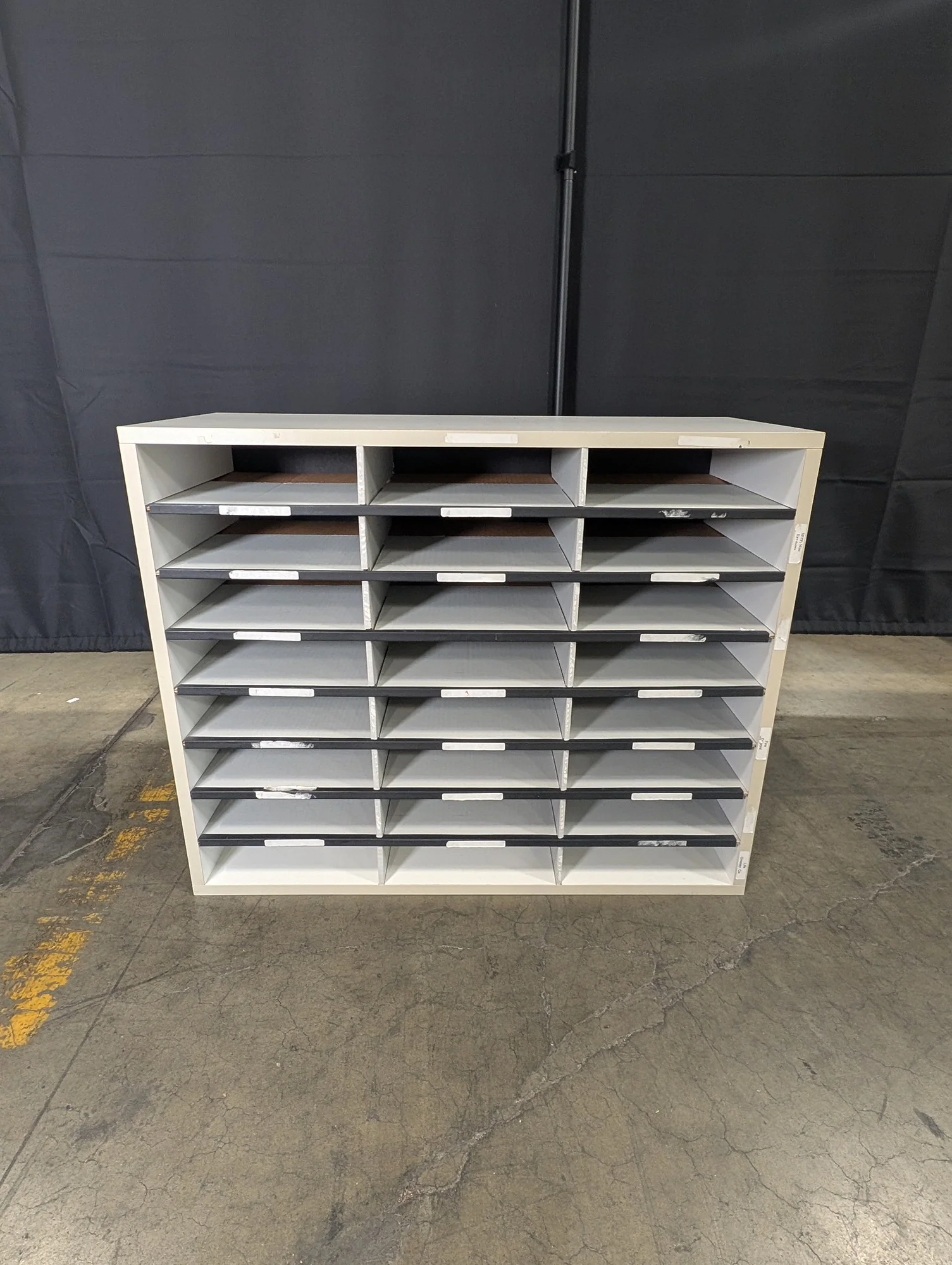 Versatile Multi-Compartment Office Storage Cubby Unit