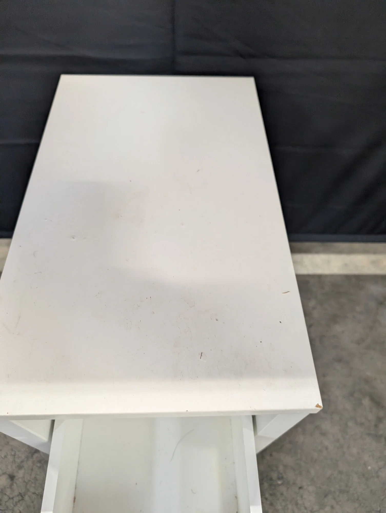 Versatile White Single Drawer Accent Table - Image 3