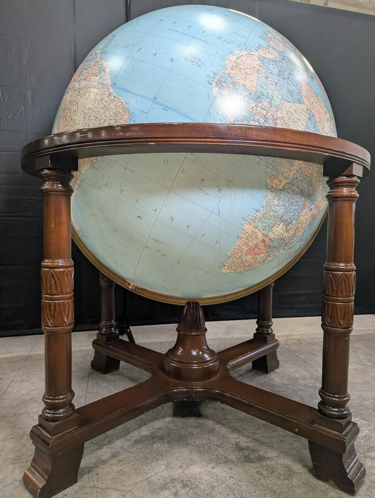 Impressive Replogle 32 Inch Floor Standing Library Globe (Retail -$13,950) - Image 5
