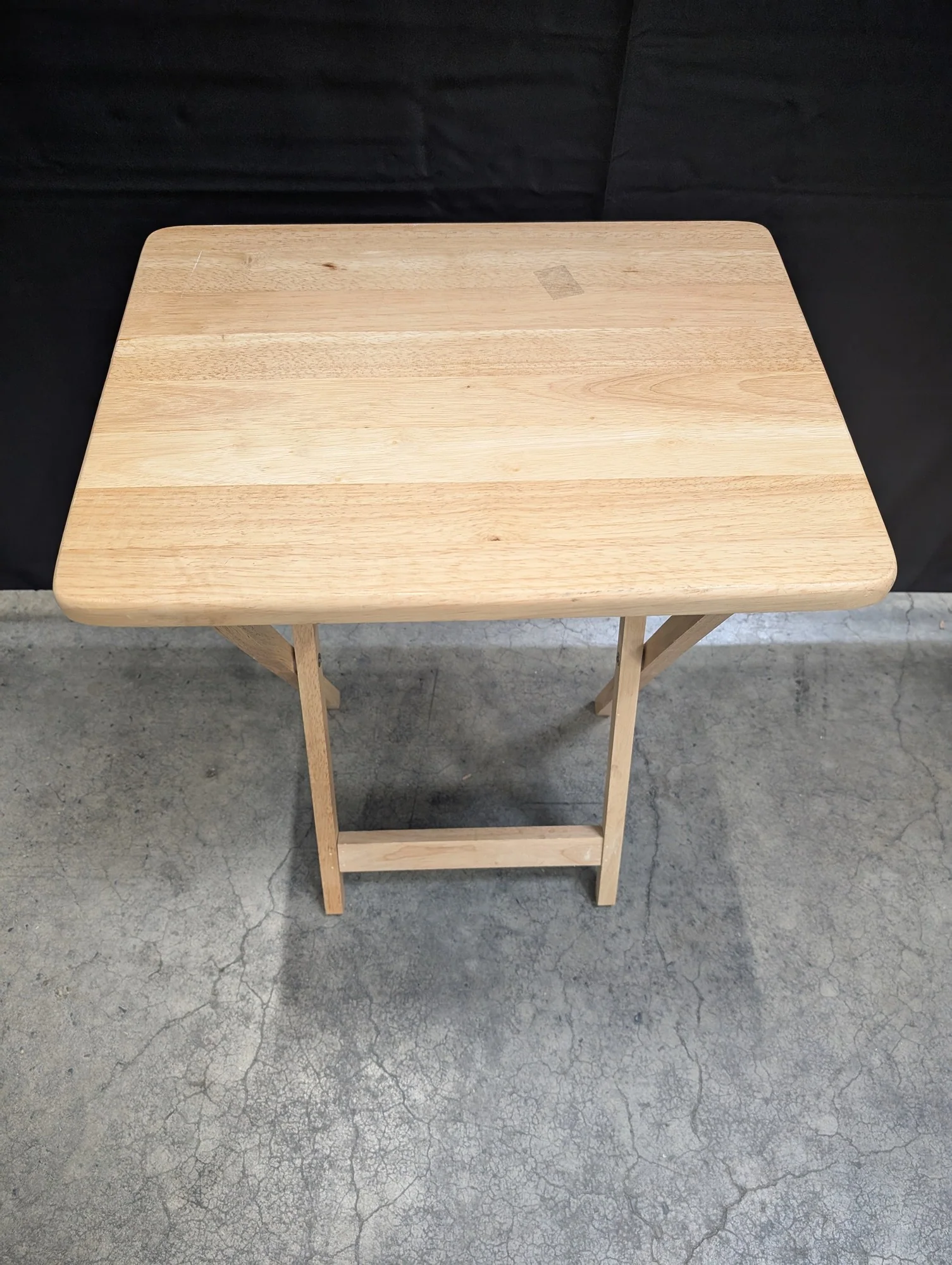 Versatile Natural Wood Folding Table - Image 3