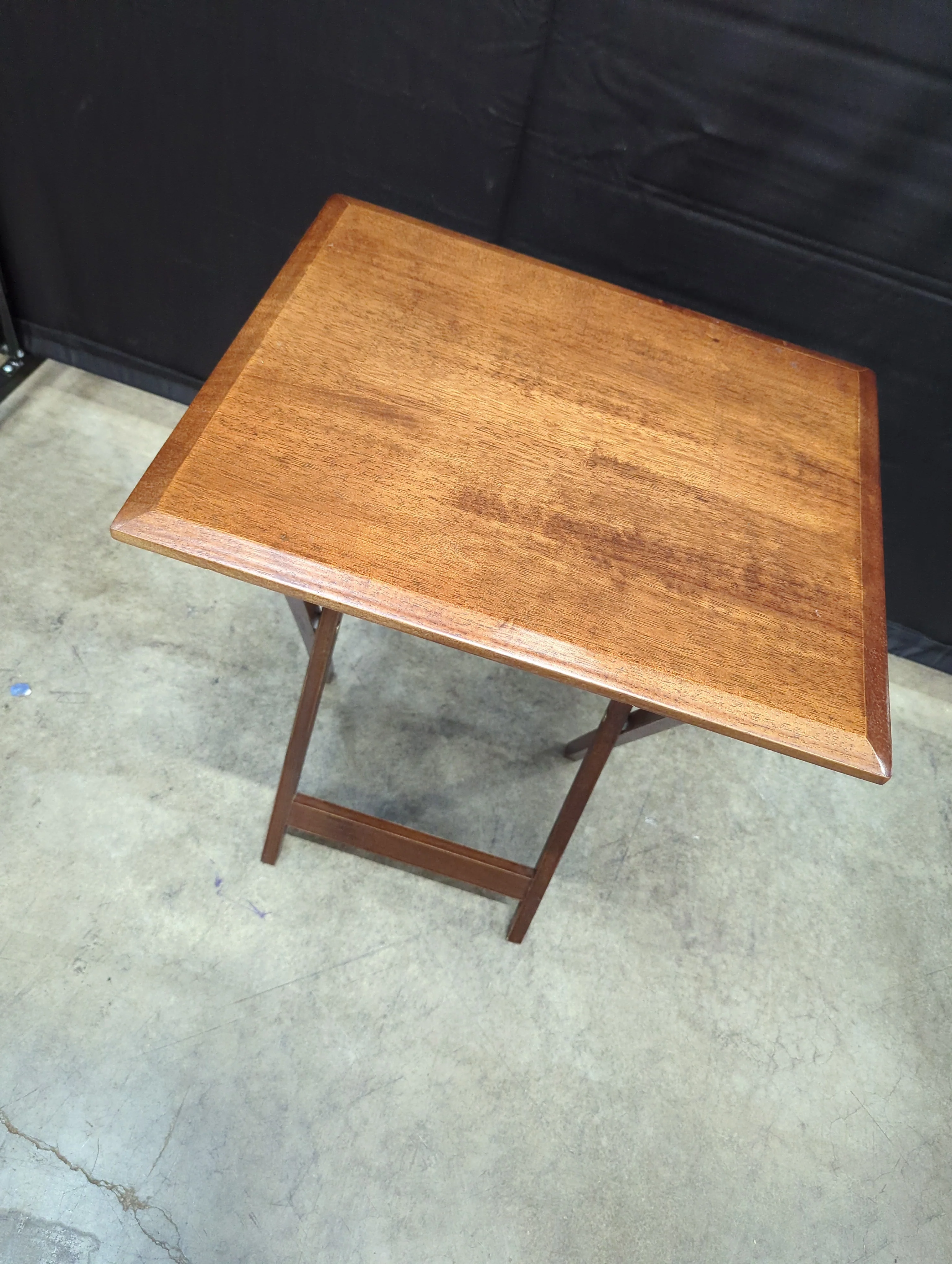 Portable Wood Folding Tray Table - Image 2