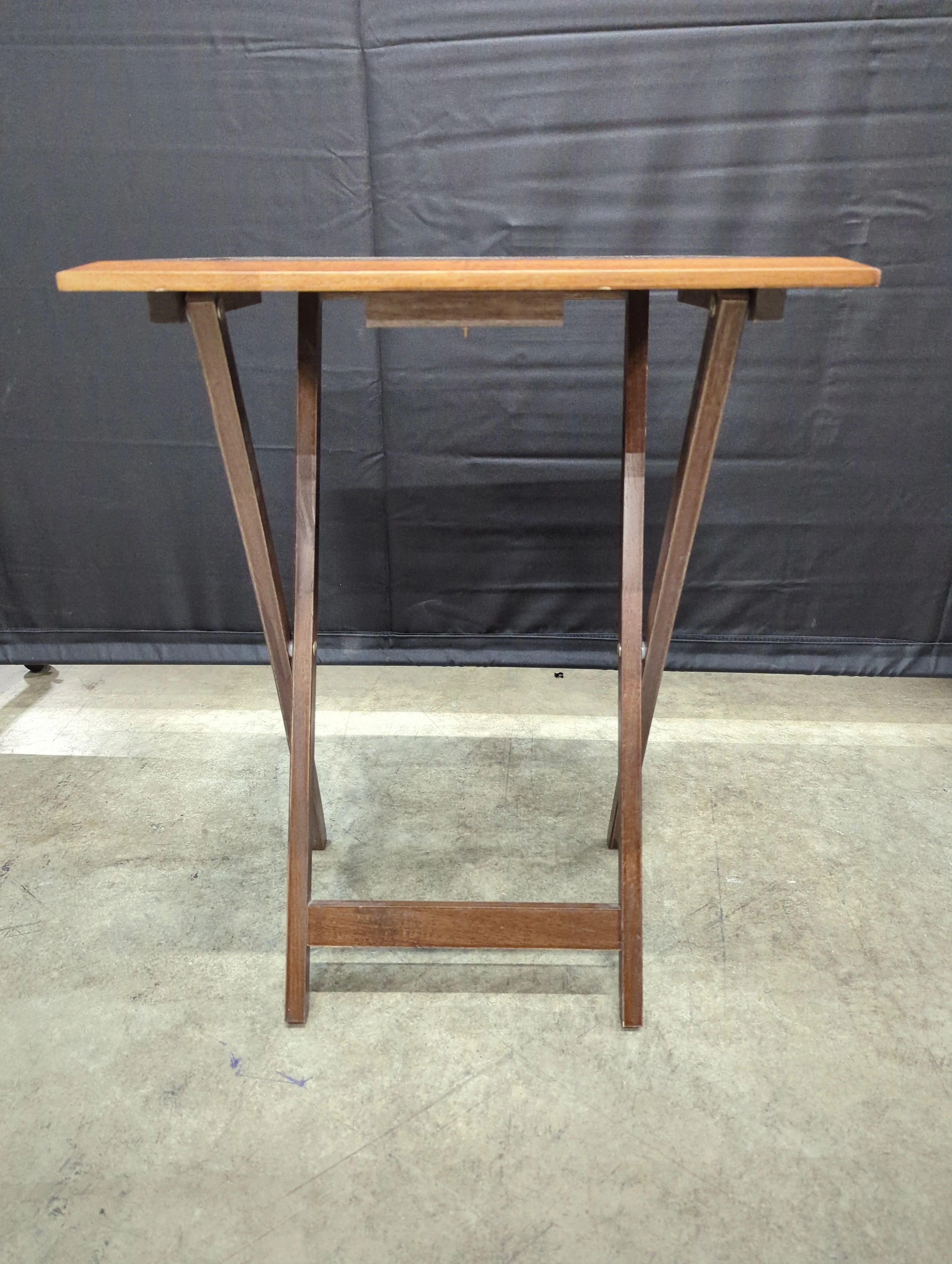 Portable Wood Folding Tray Table - Image 3