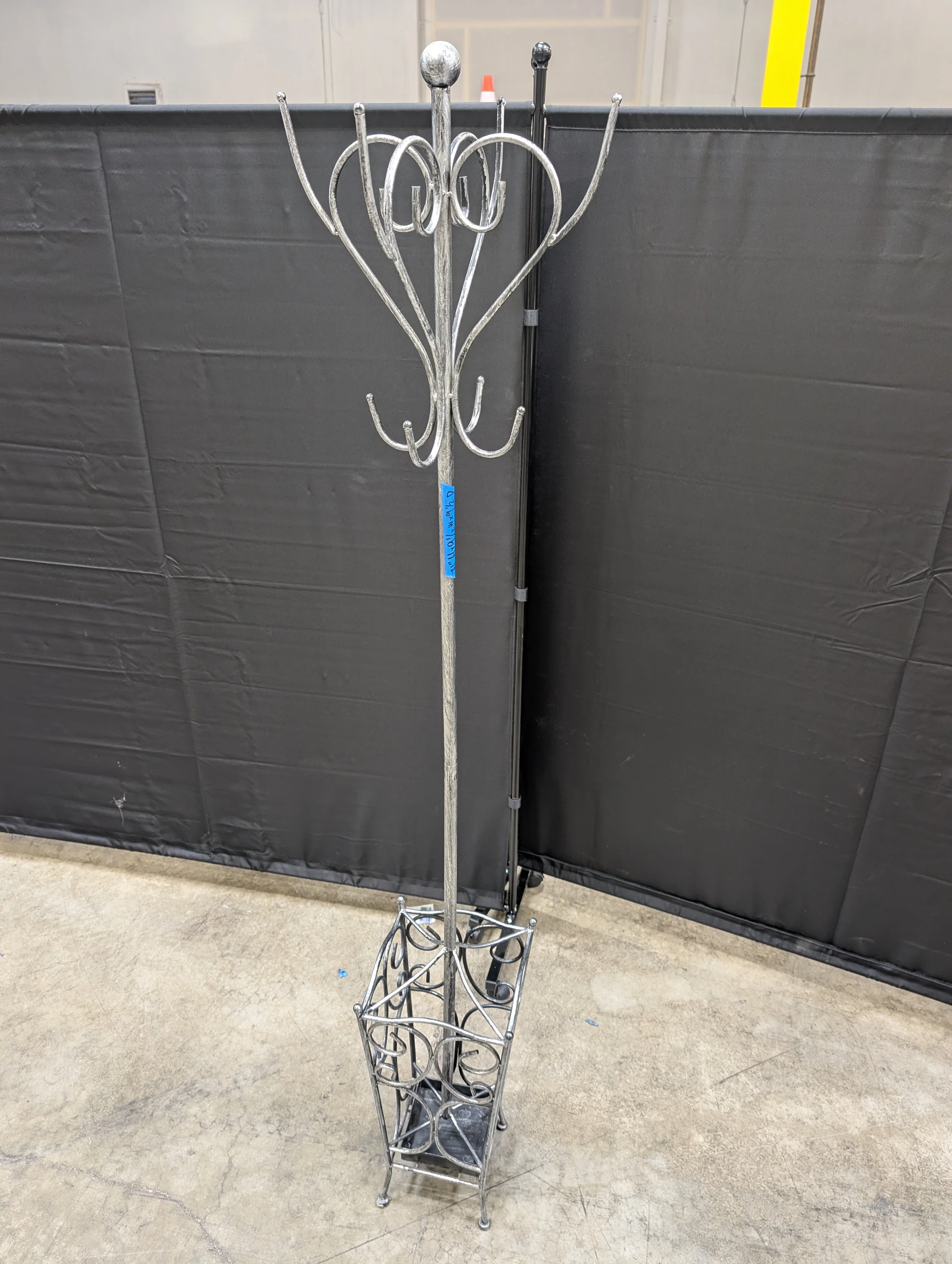 Decorative Metal Coat Rack with Umbrella Stand - Image 2