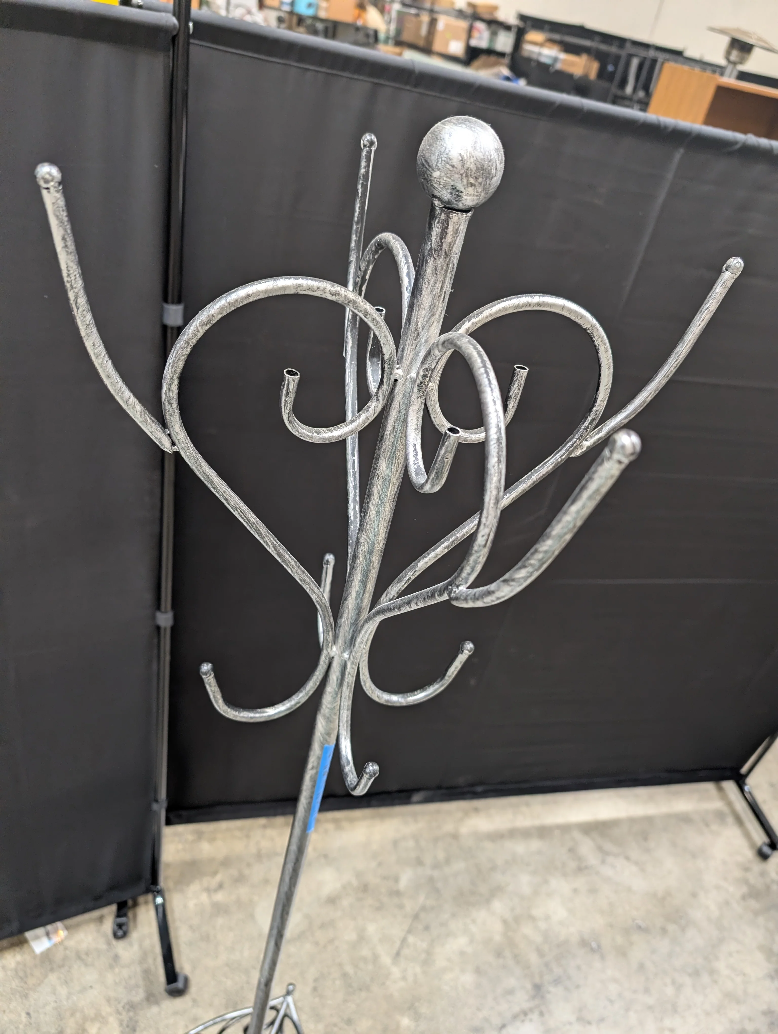 Decorative Metal Coat Rack with Umbrella Stand - Image 5