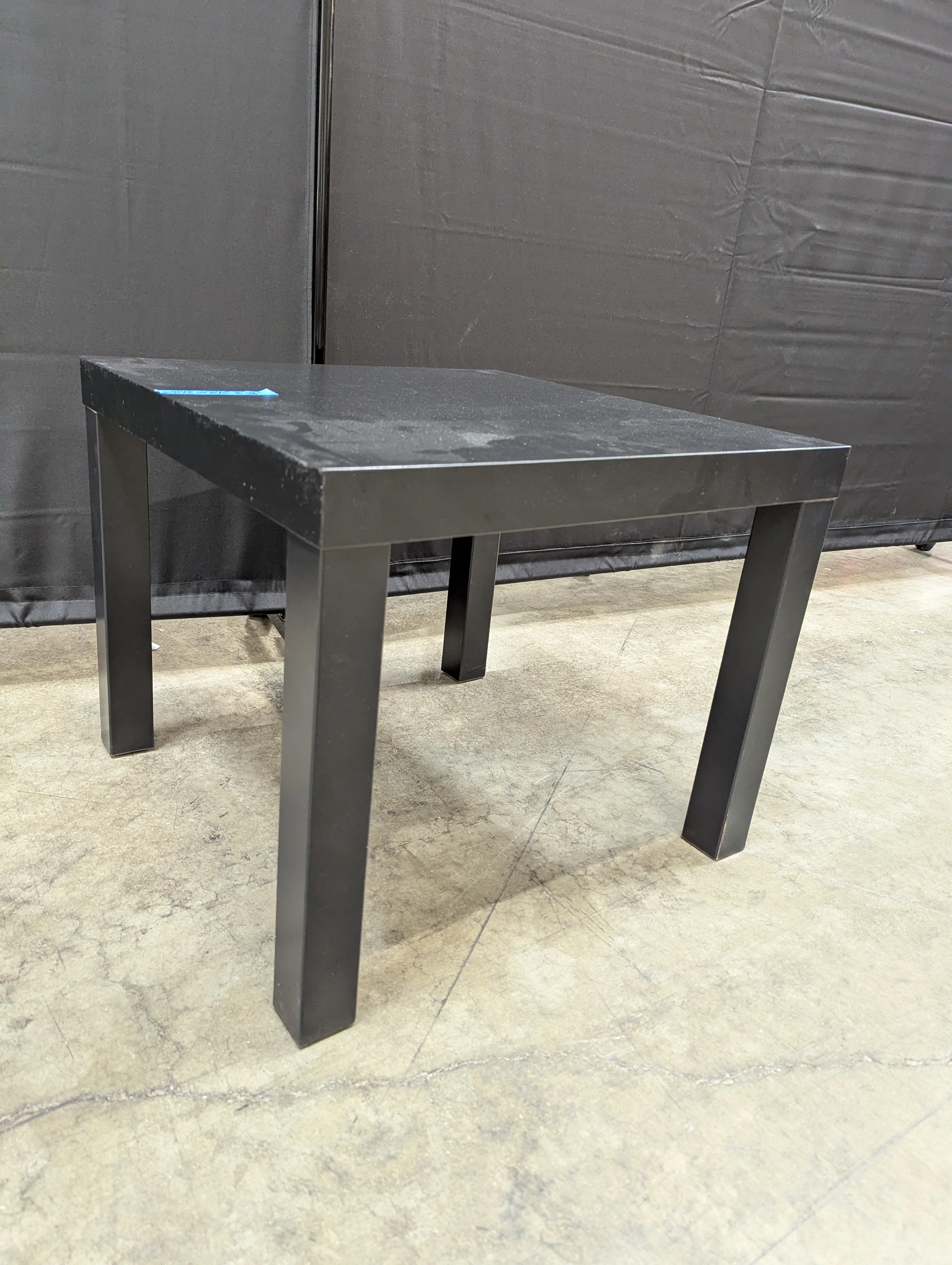 Modern Black Square Side Table - Image 5
