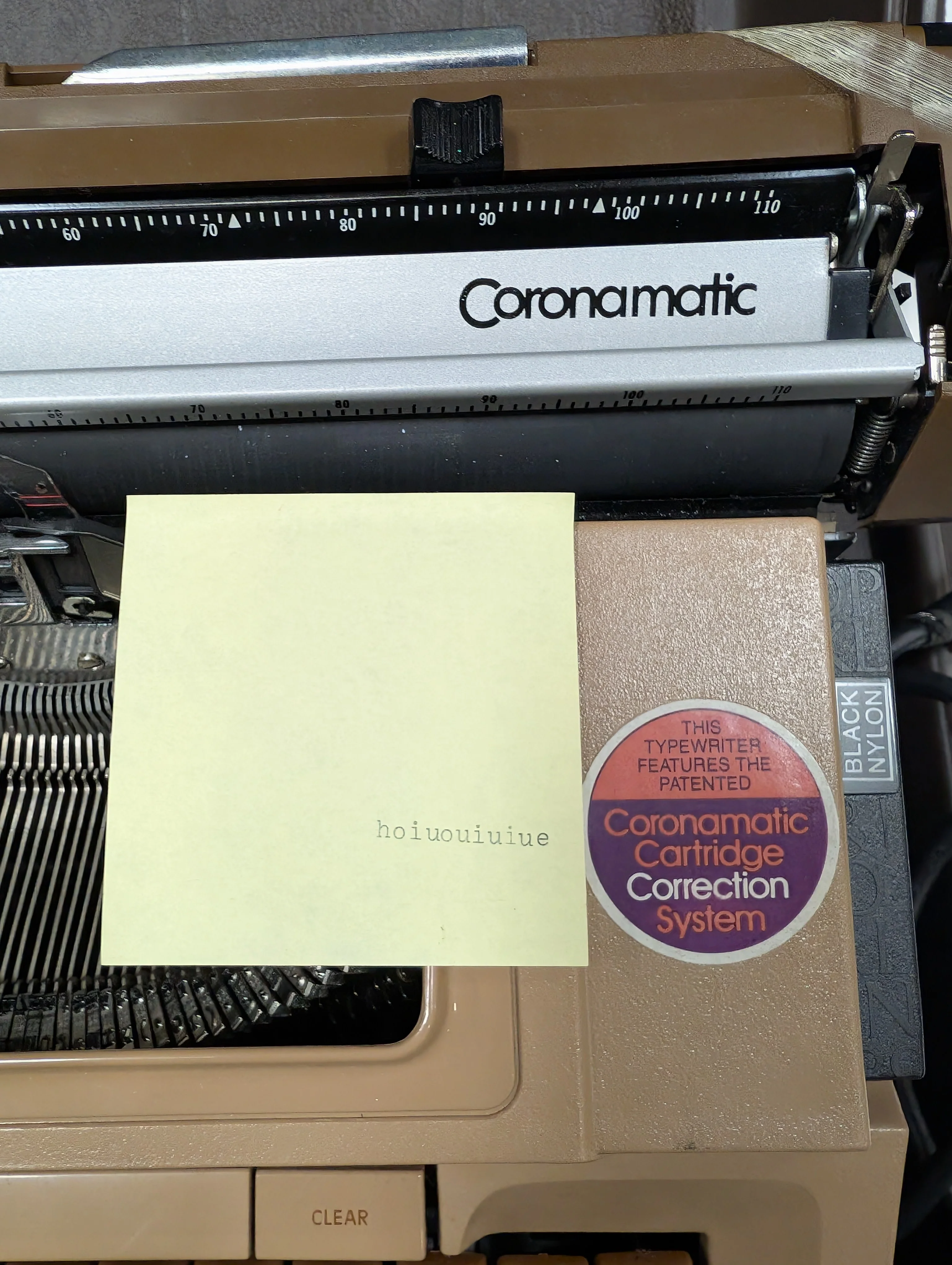 Vintage Smith-Corona Hard-Shell Attache Case Brown - Image 4