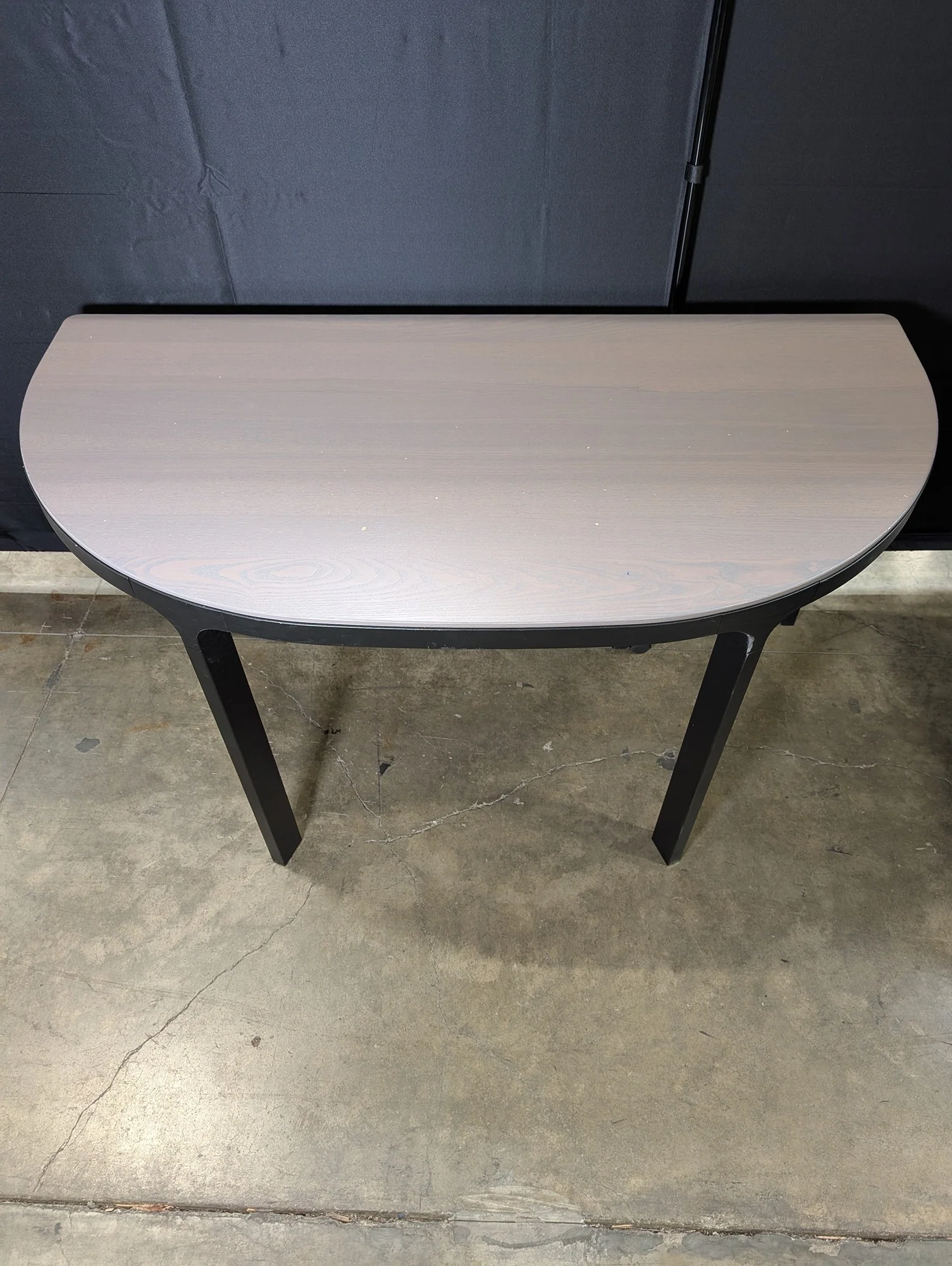 Contemporary Half-Moon Entryway Table
