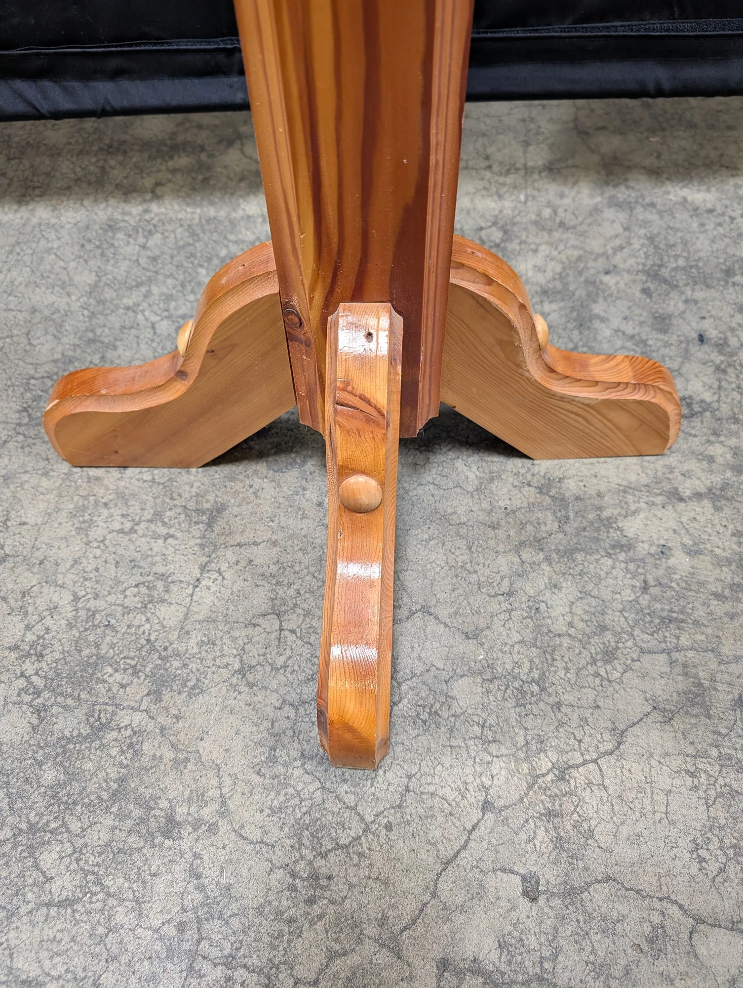 Rustic Wood Freestanding Coat Rack Hall Tree - Image 3
