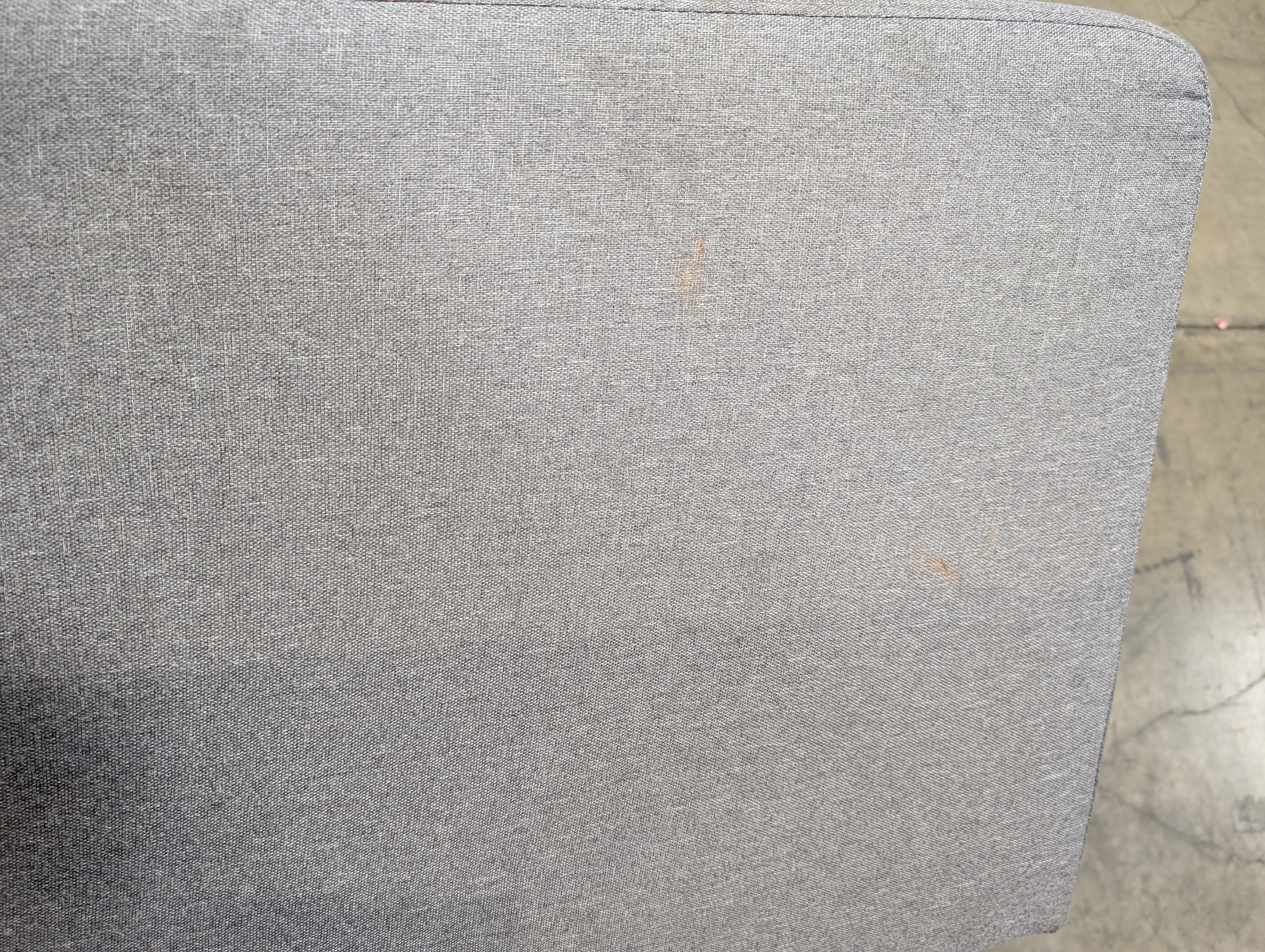 Contemporary Light Grey Fabric Armchair - Image 4