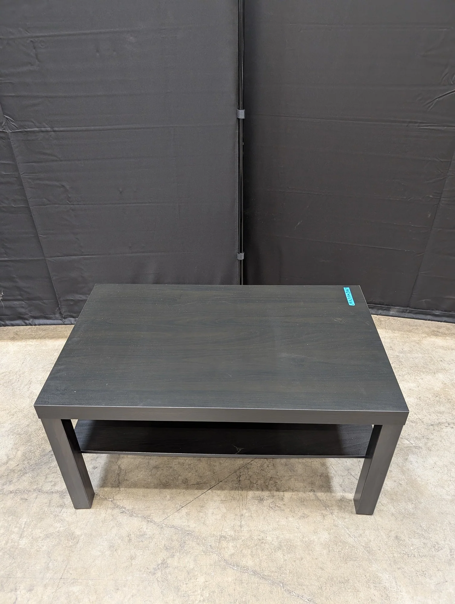 IKEA LACK Modern Dark Grey Two-Tier Coffee Table
