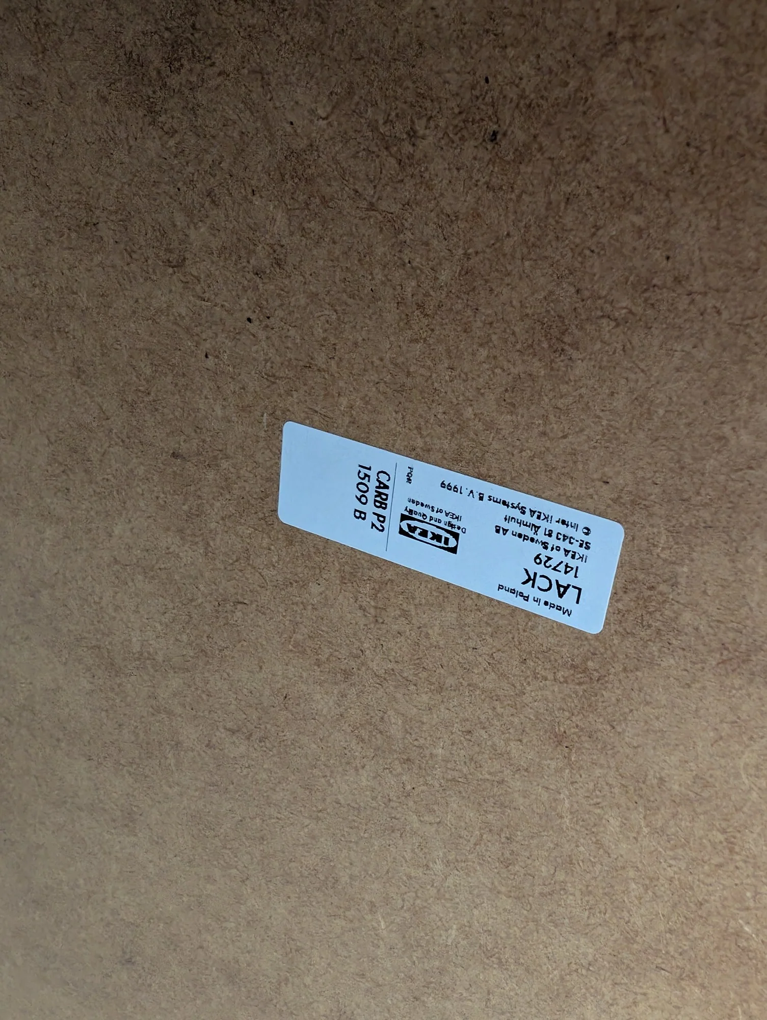 IKEA LACK Modern Dark Grey Two-Tier Coffee Table - Image 3