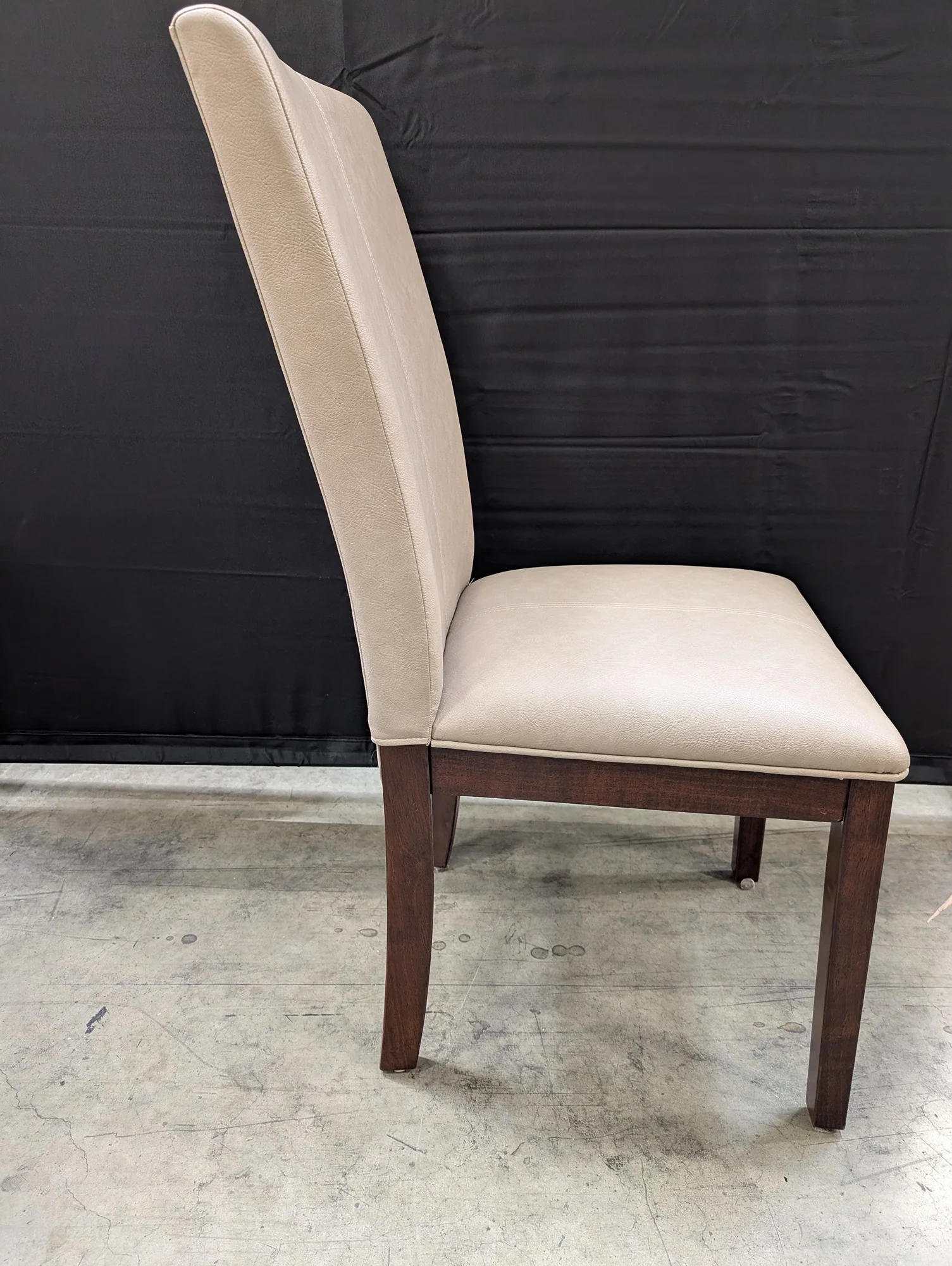 A-America Modern Upholstered Dining Chair with Tapered Back - Image 2