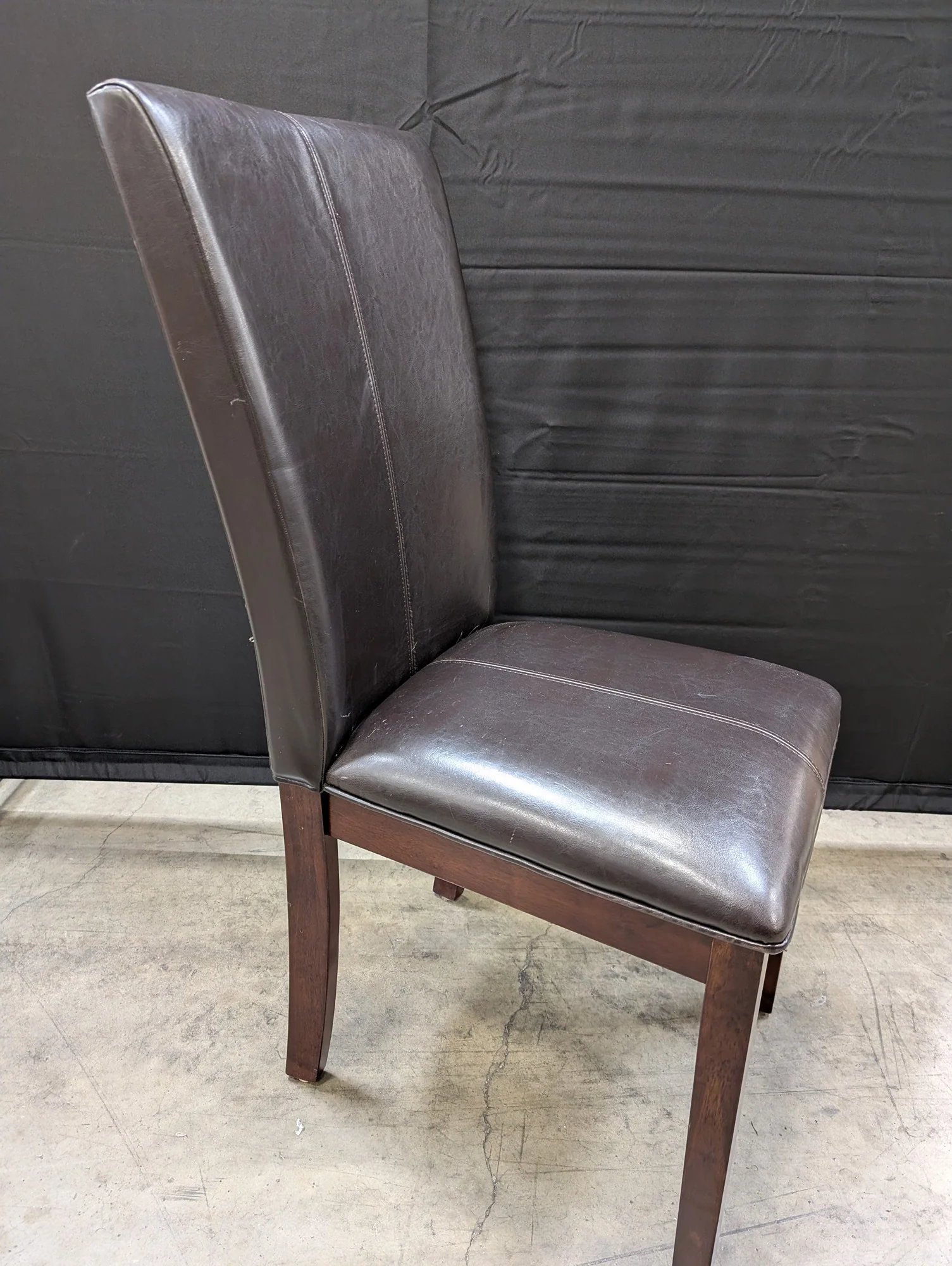 A-America Modern Dark Upholstered Dining Chair - Image 2