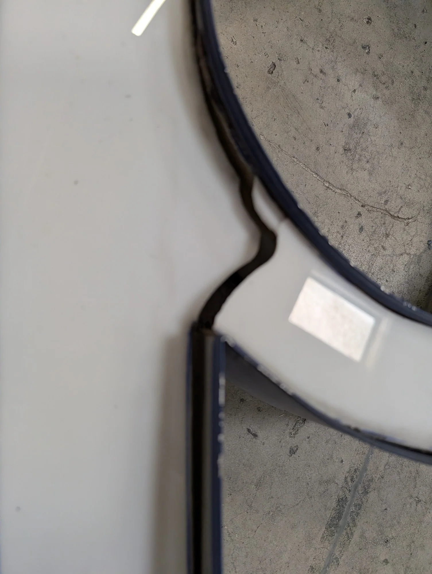 Vintage Industrial Channel Letter P Sign - Image 6