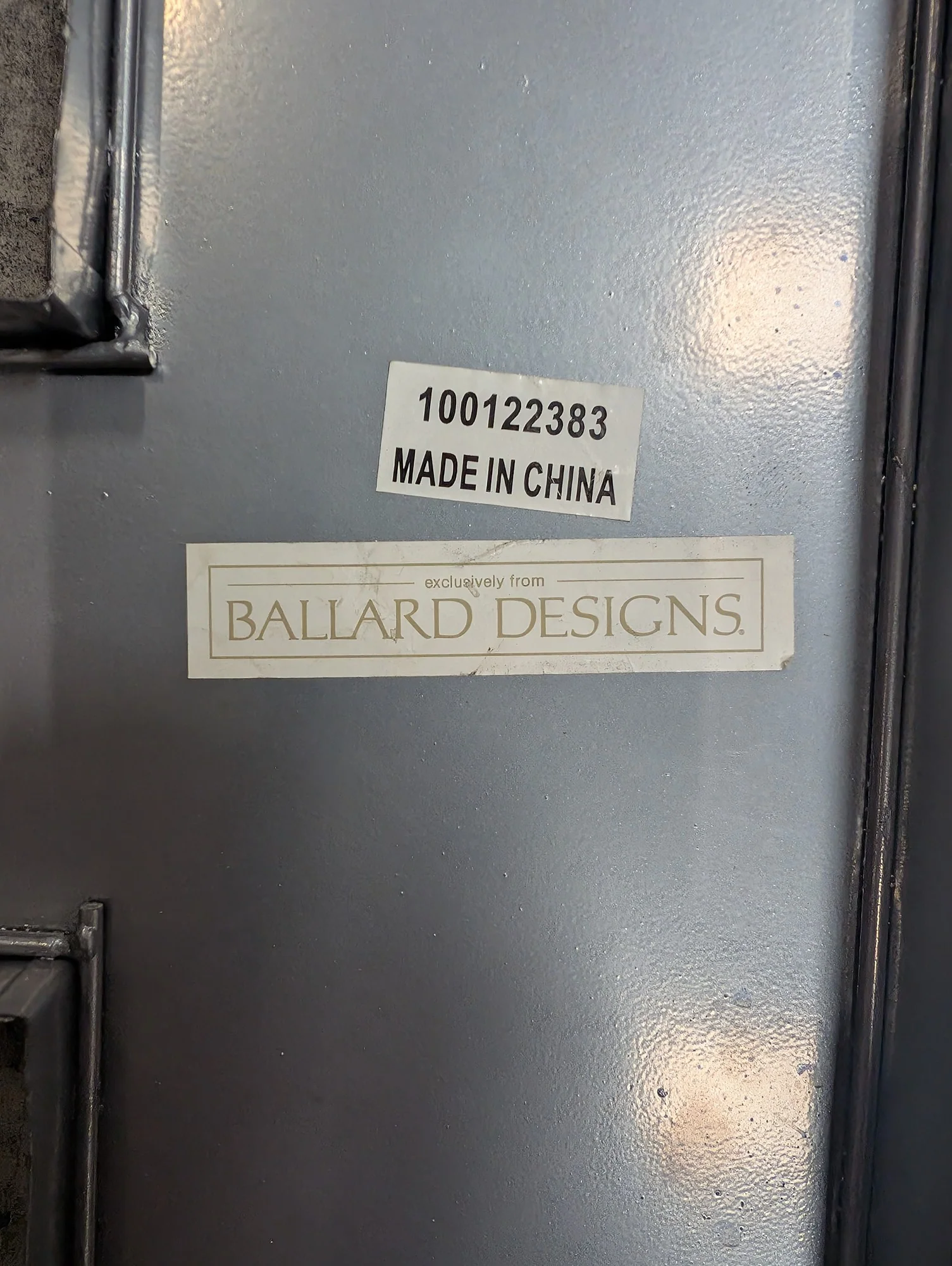 Ballard Designs Industrial Metal Letter P Wall Decor - Image 3