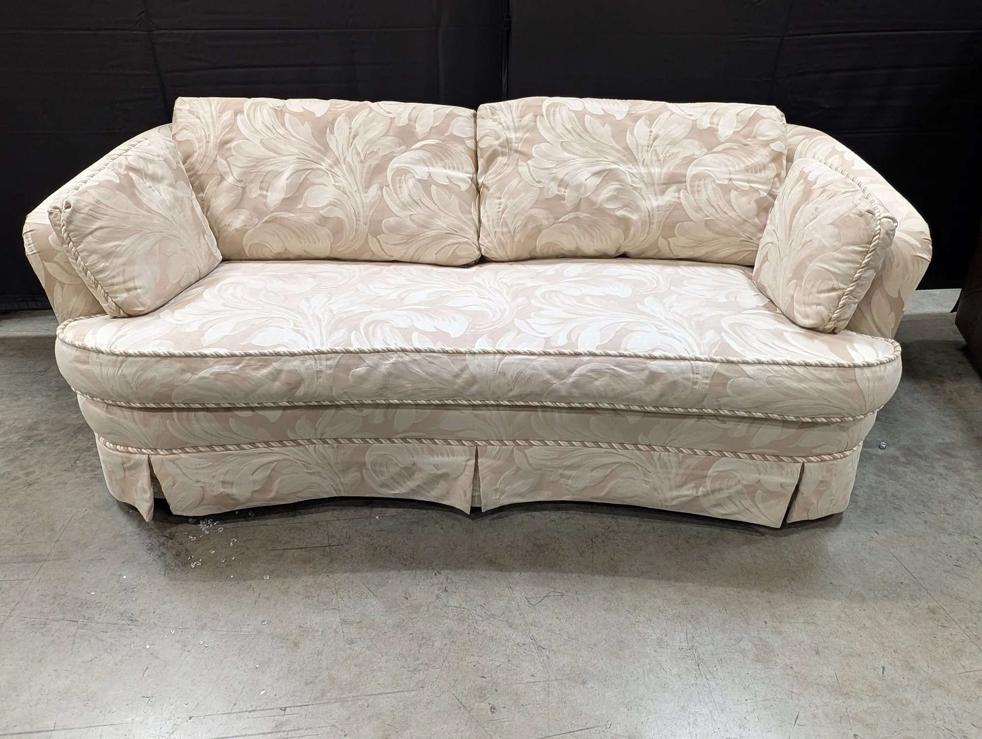 Sherrill Traditional Upholstered Sofa with Rolled Arms