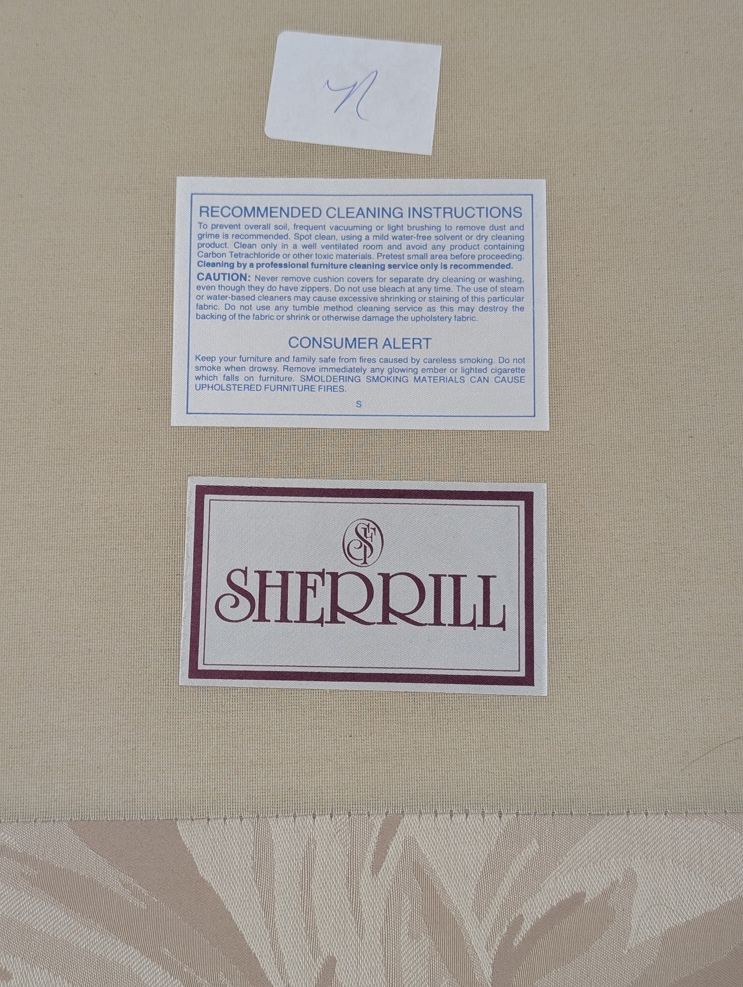 Sherrill Traditional Upholstered Sofa with Rolled Arms - Image 2