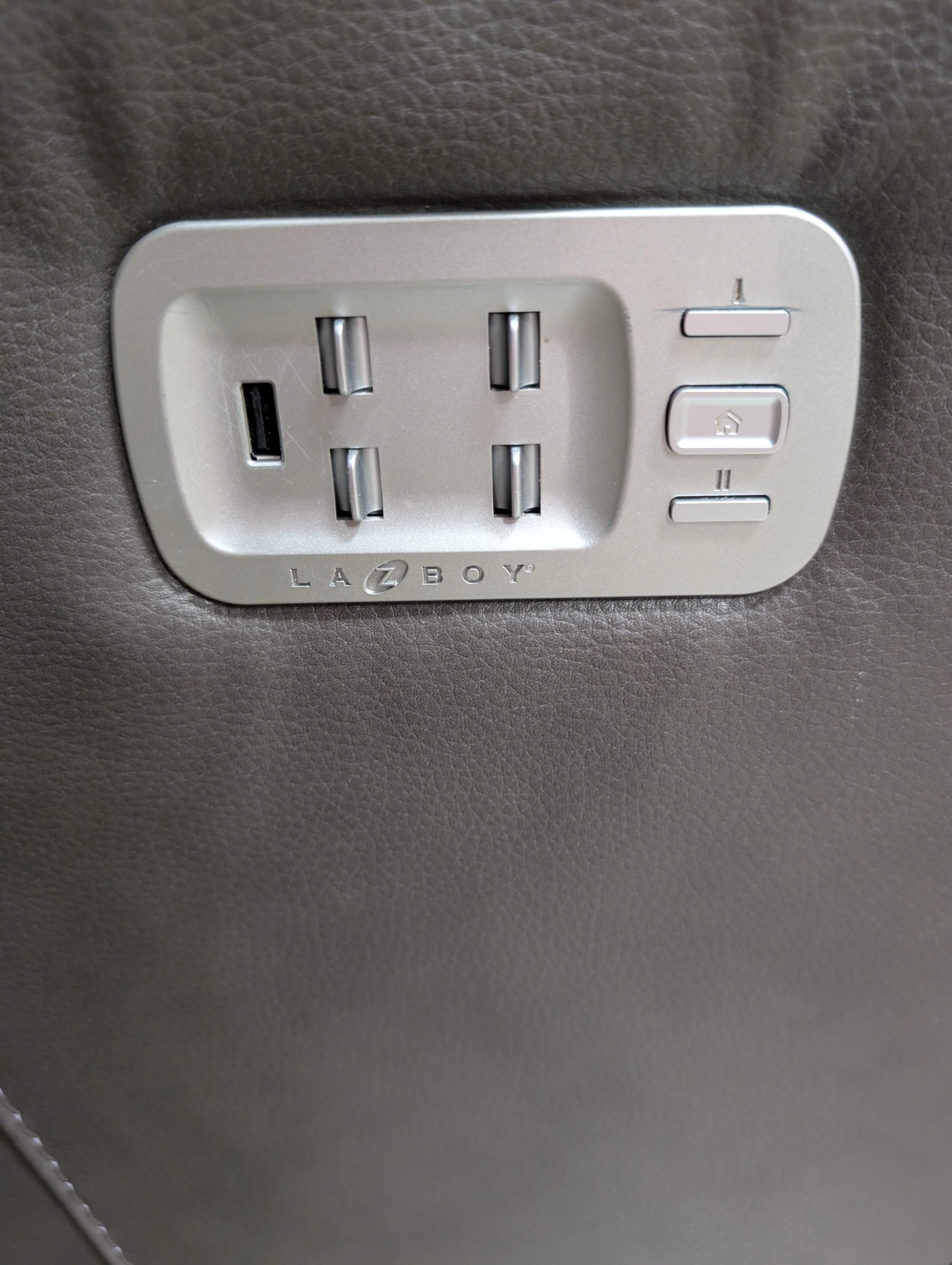 Grey LaZboy Electric Reclining chair - Image 2
