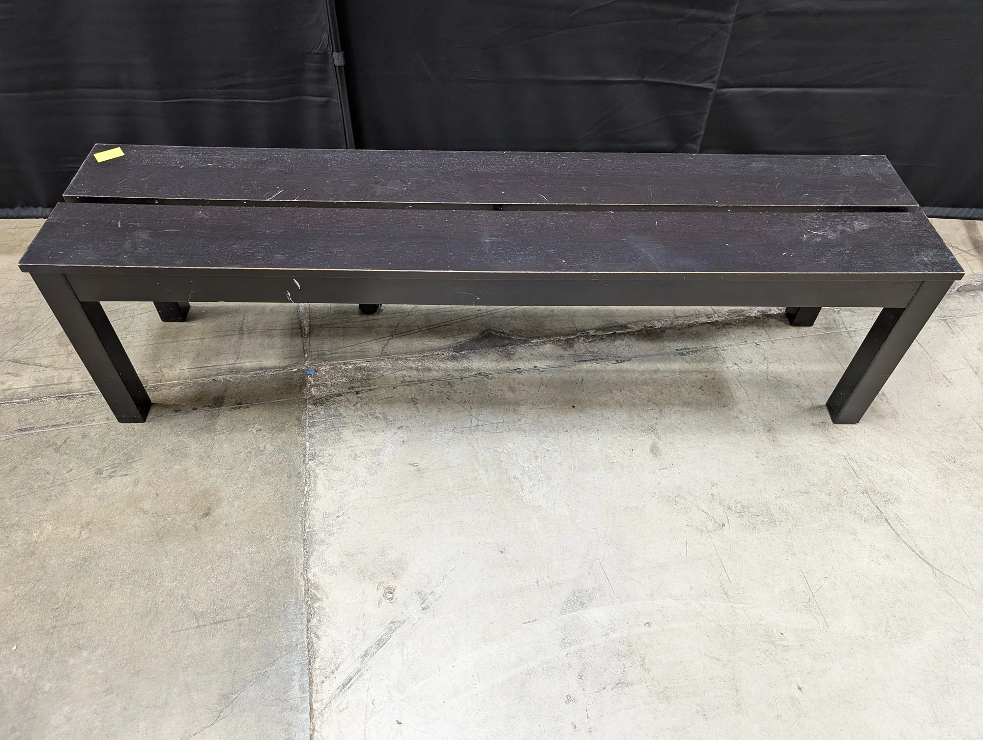 IKEA BJURSTA Dark Wood Dining Bench - Image 2