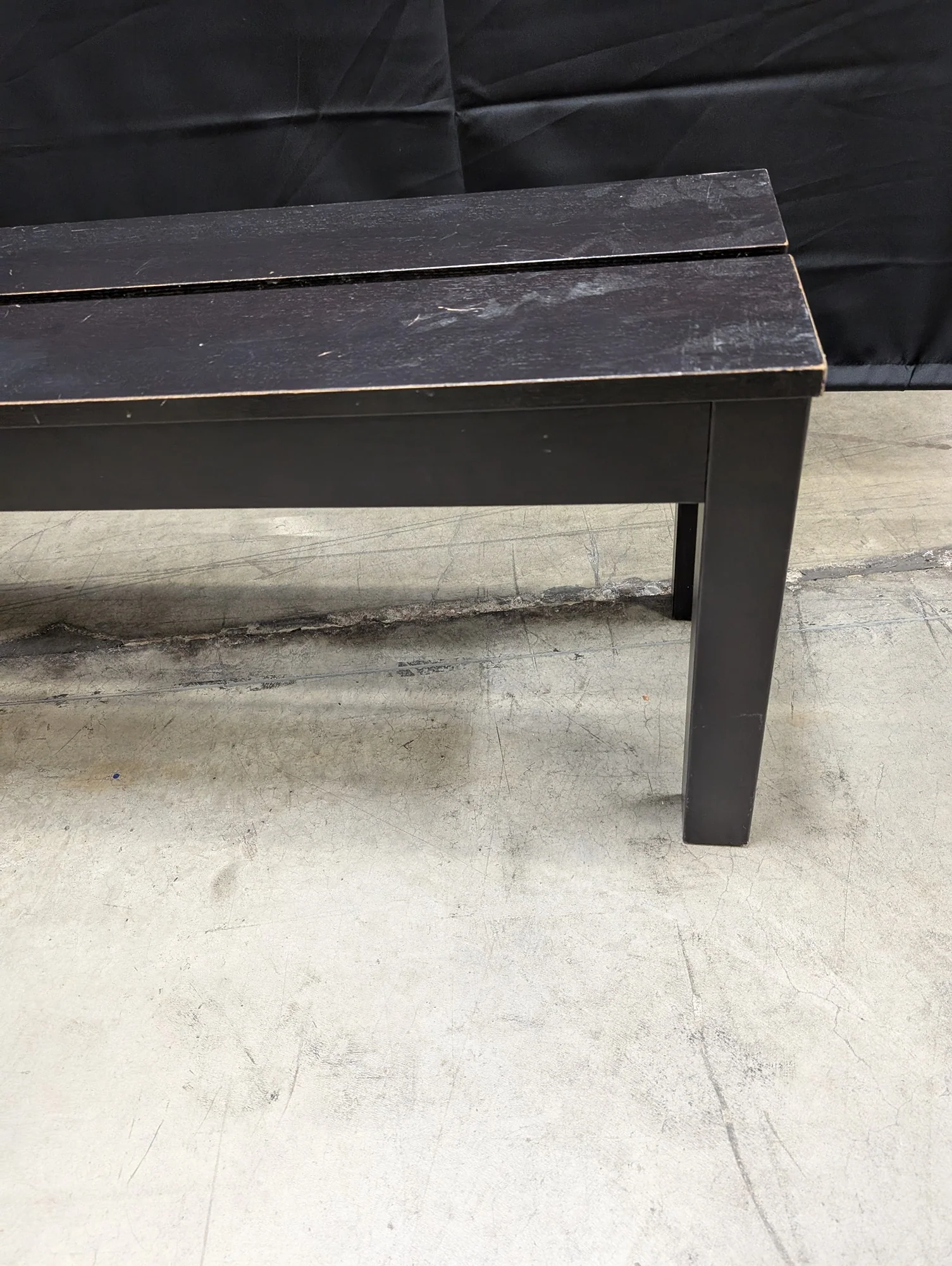 IKEA BJURSTA Dark Wood Dining Bench - Image 3
